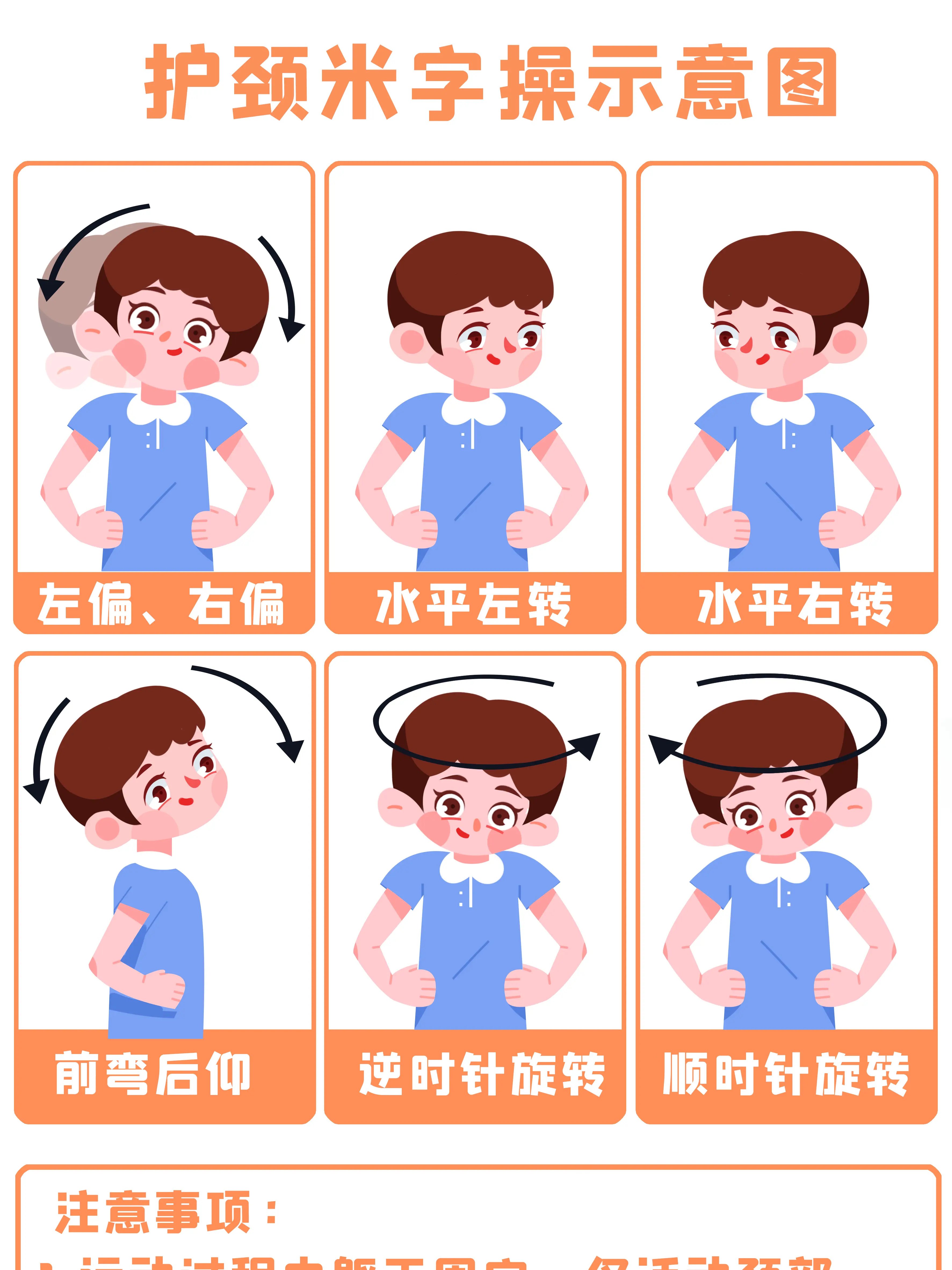 護頸米字操科普課堂漫畫封面图片