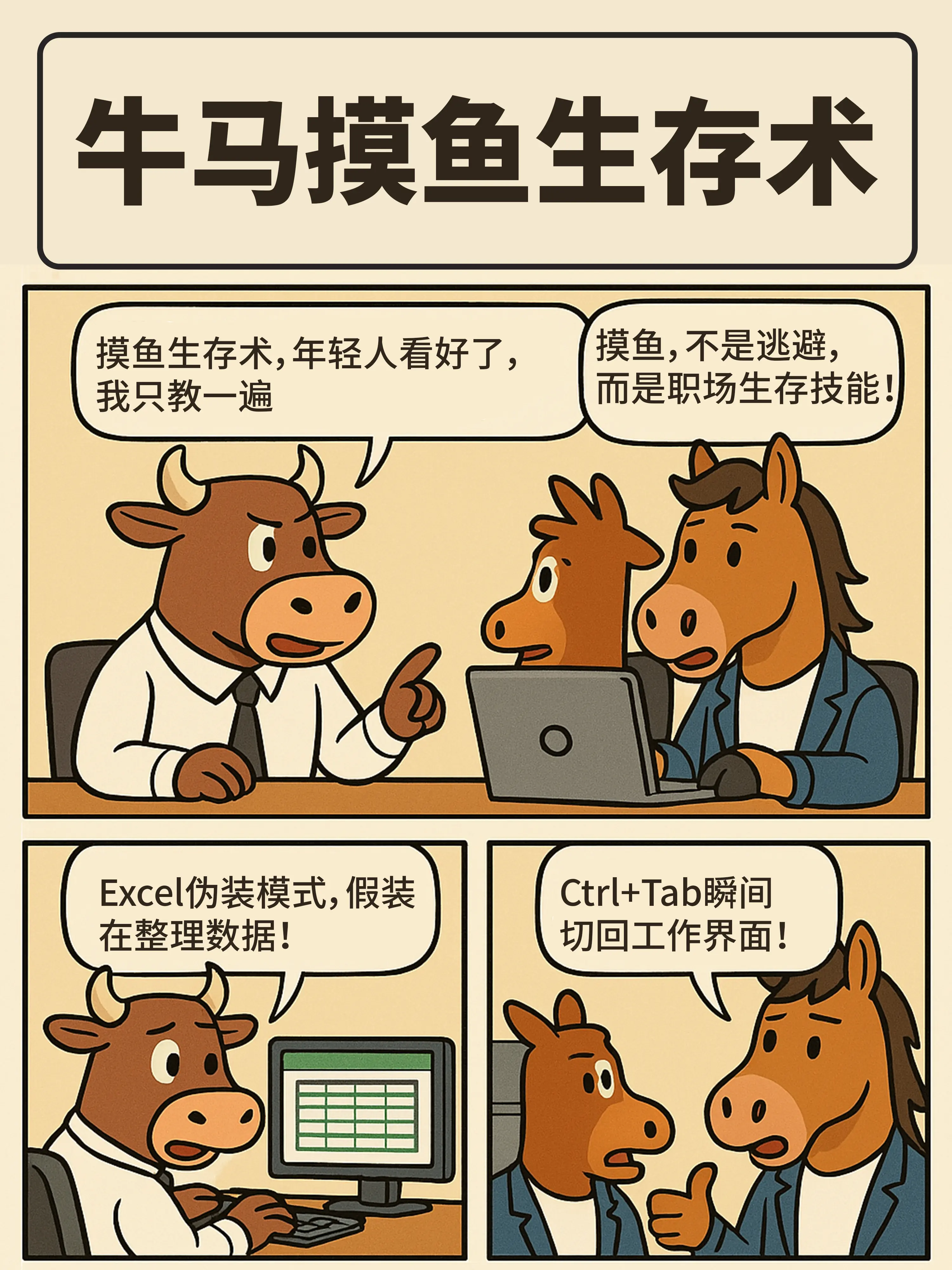 摸魚一時爽，一直摸魚一直爽漫畫封面图片