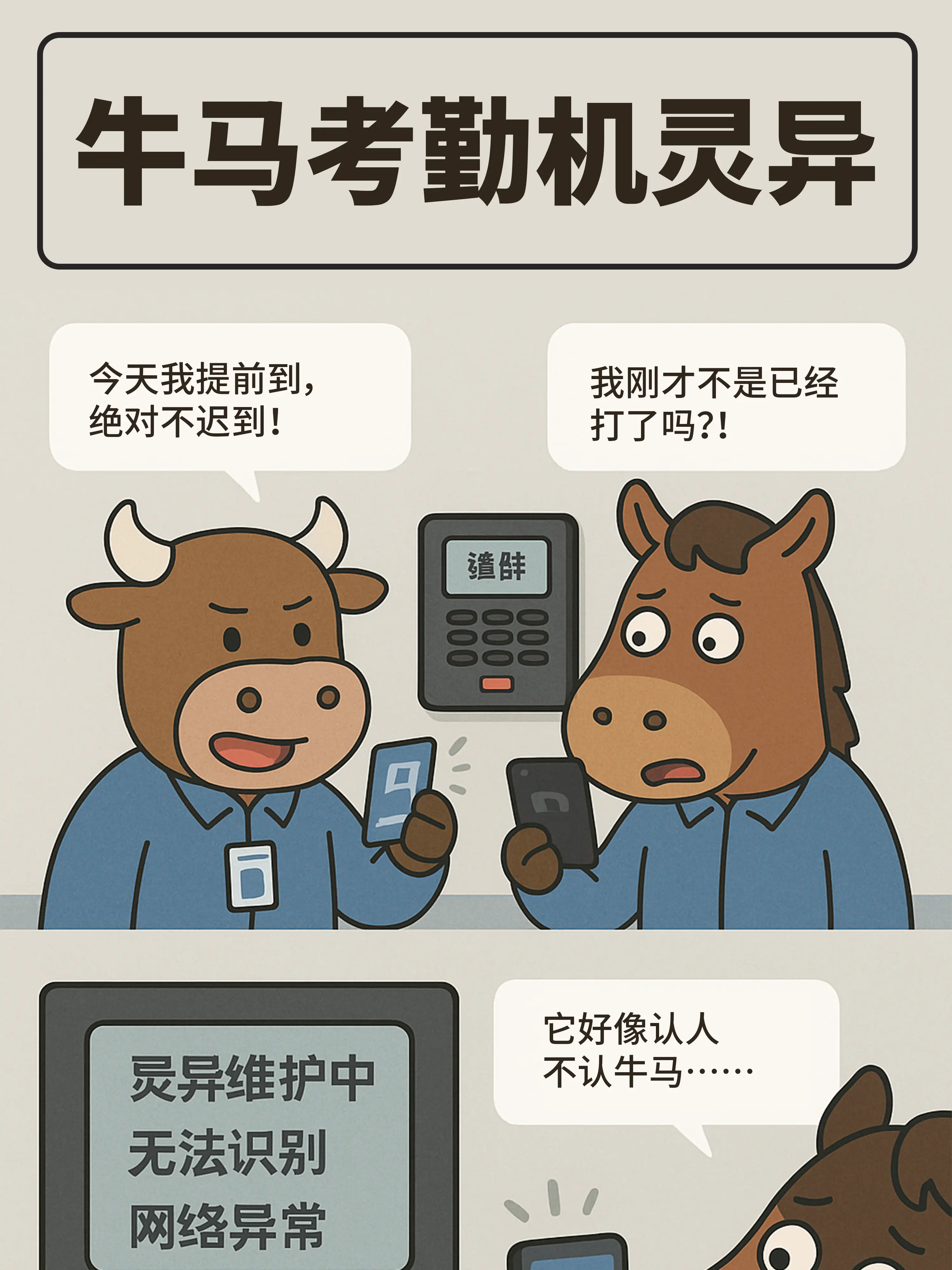 指紋可以消失，遲到記錄永存漫畫封面图片