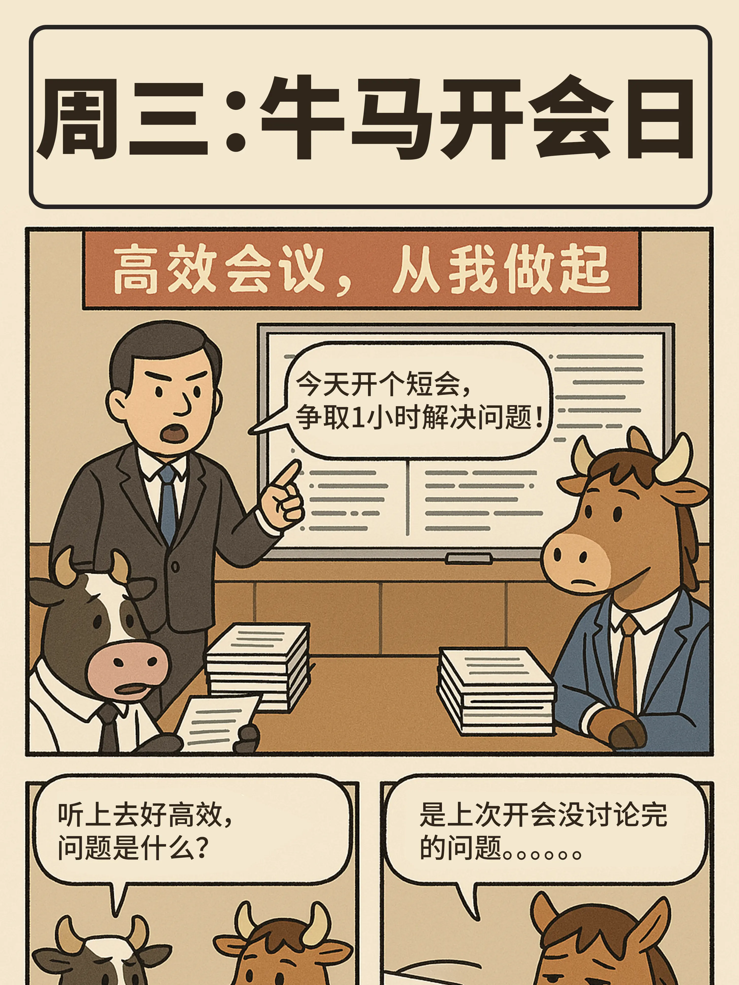 人類馴服會議桌失敗實錄漫畫封面图片