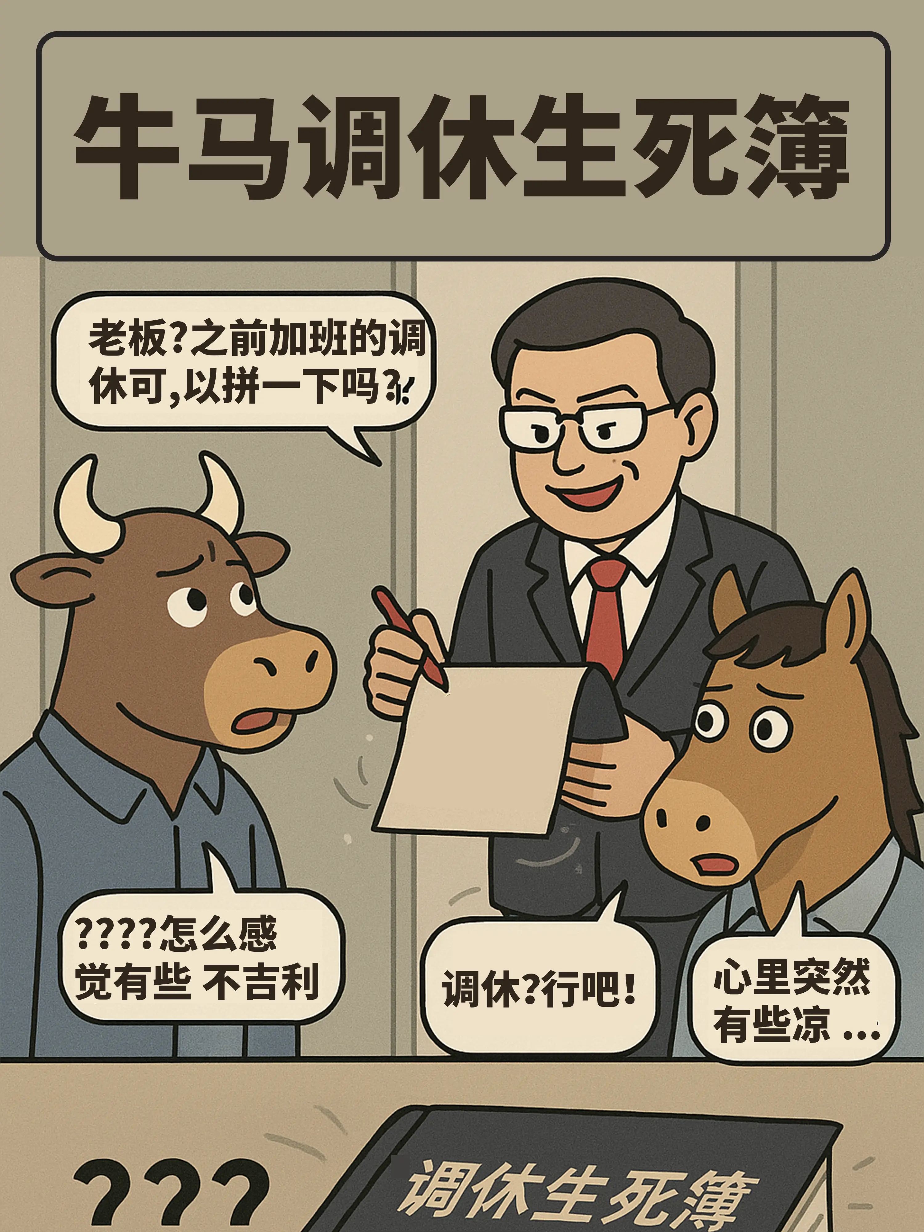 調休連上7天班，靈魂已出走漫畫封面图片