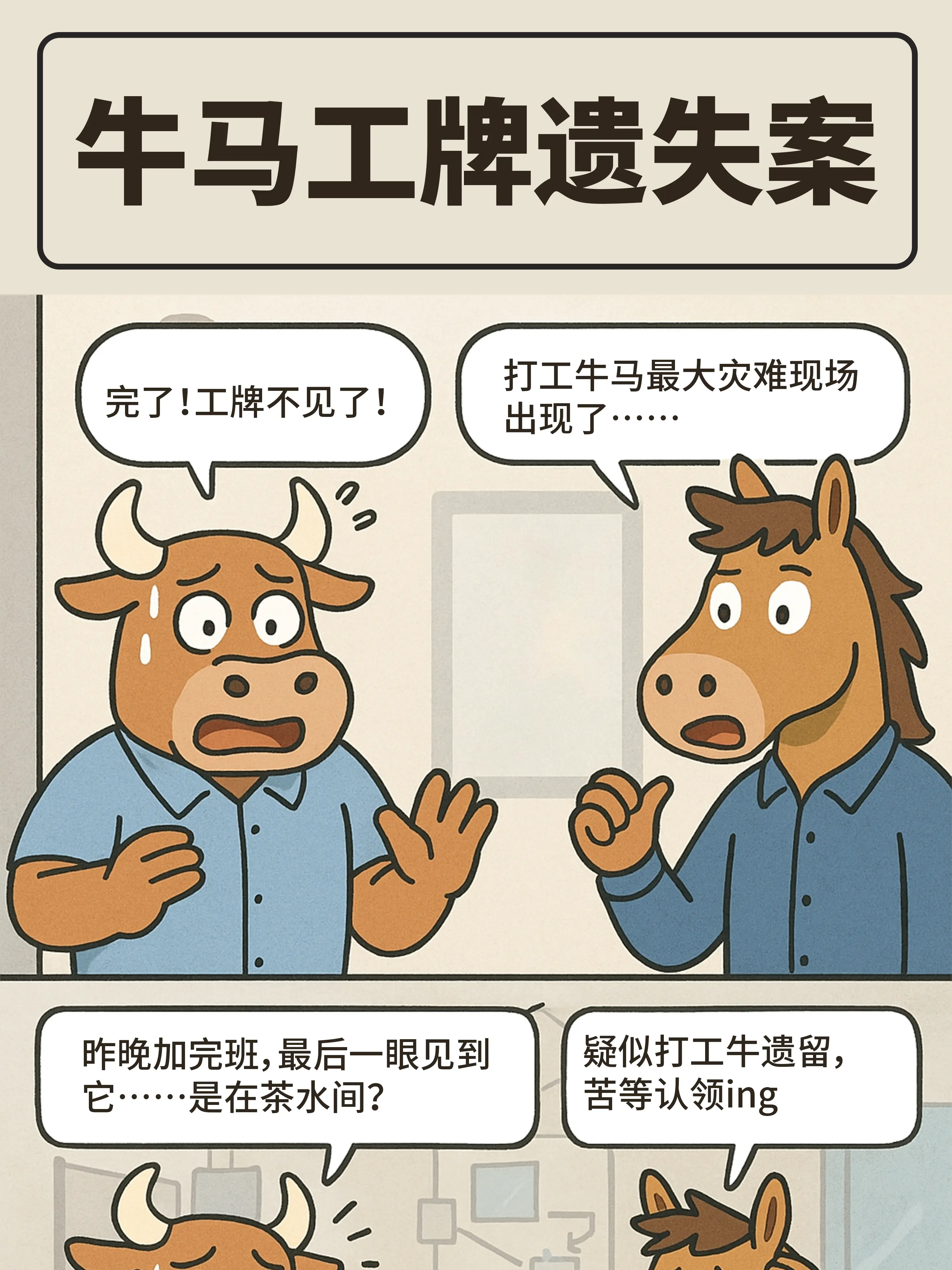 没有工牌≈職場黑户漫畫封面图片