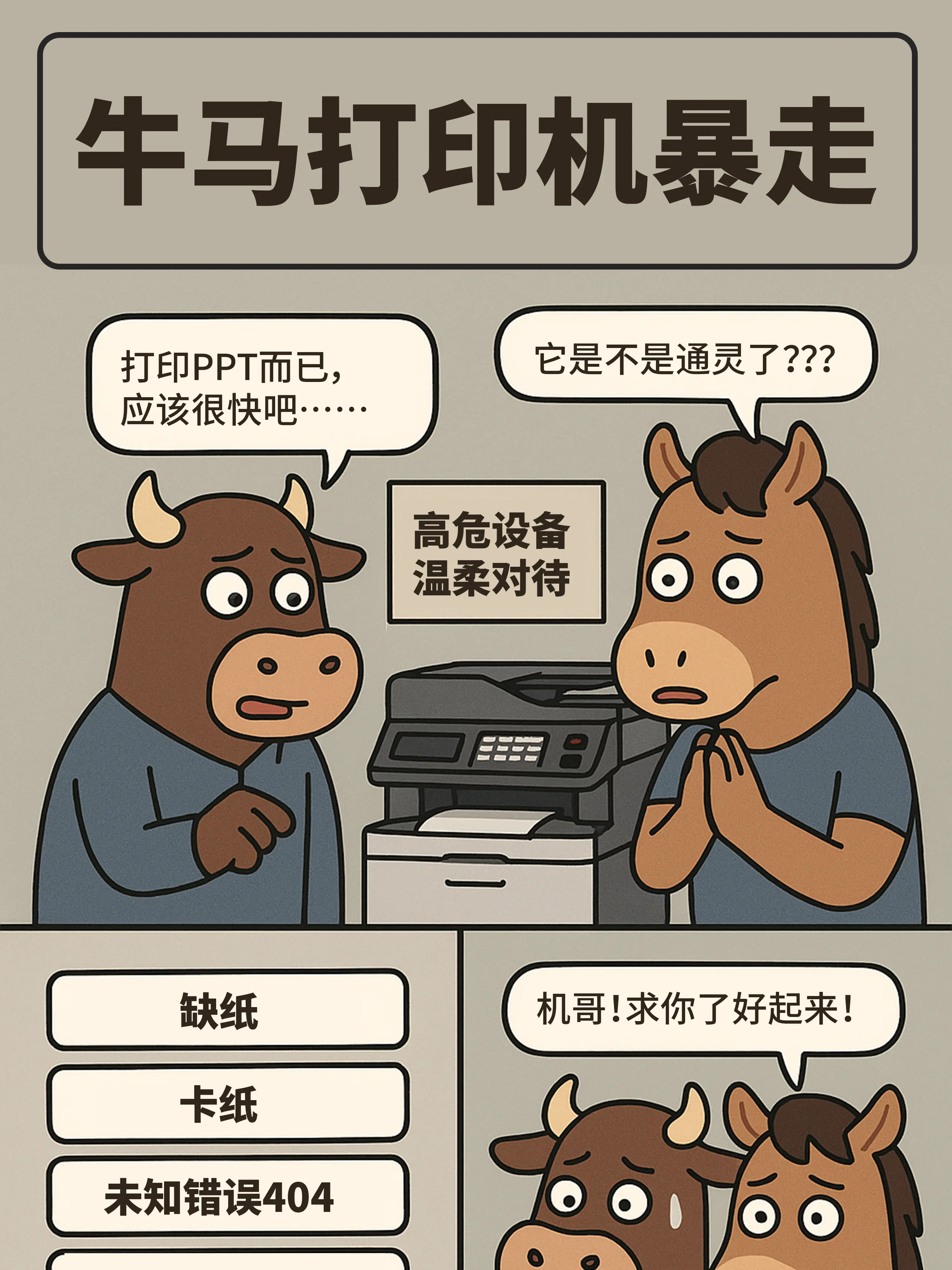 墨盒比工資消失得更快漫畫封面图片