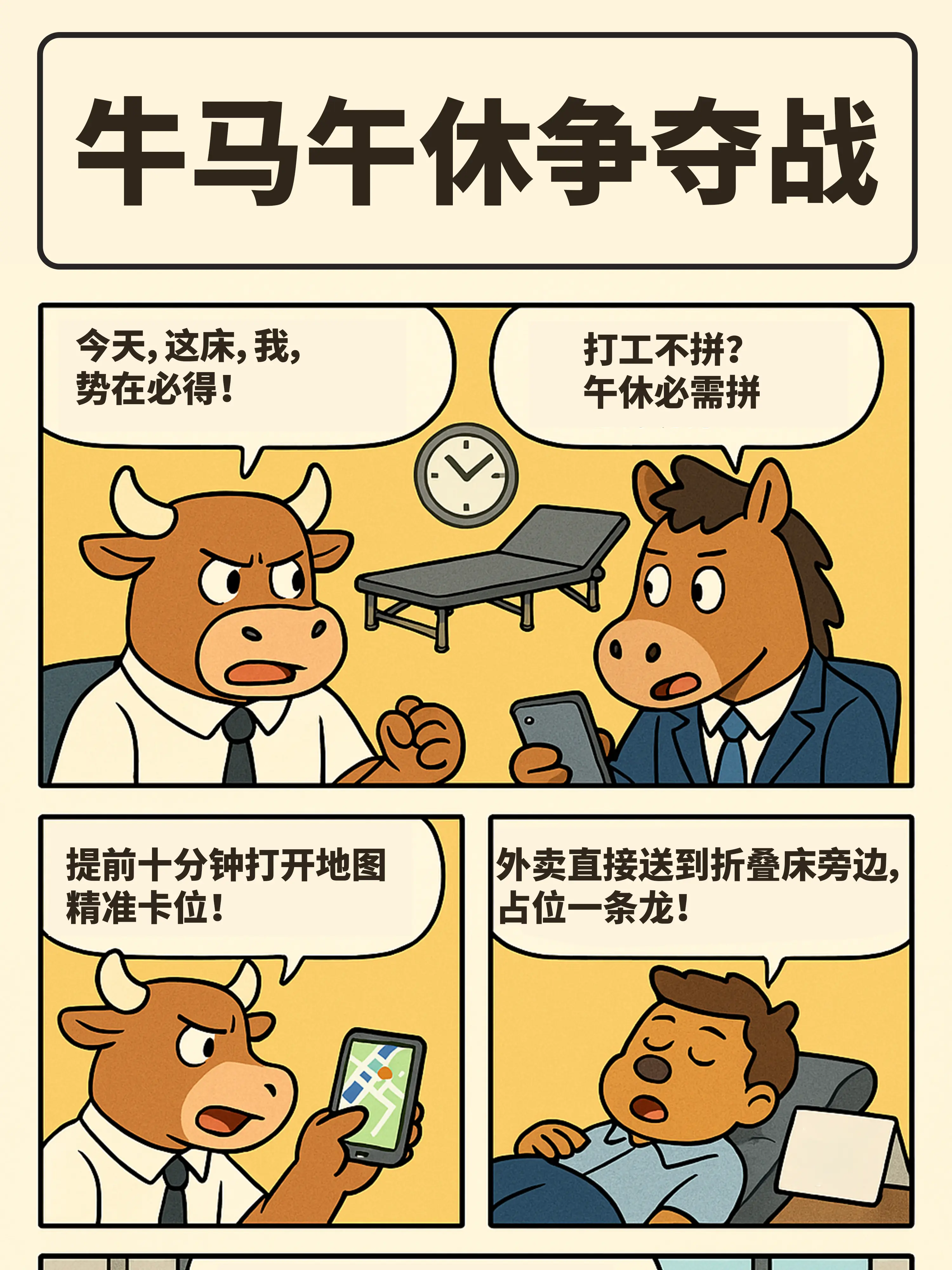 午休1小時，充電5分鍾漫畫封面图片