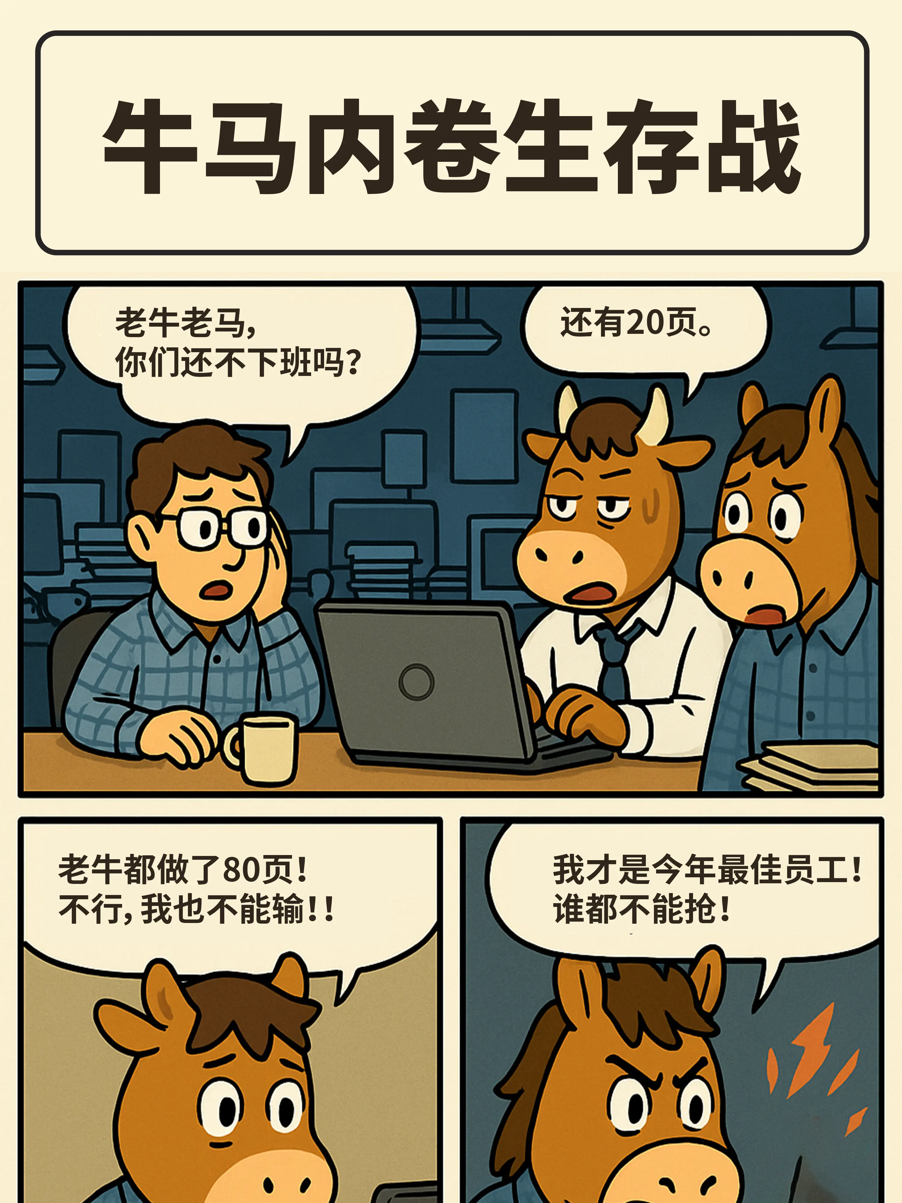 卷不動又躺不平漫畫封面图片