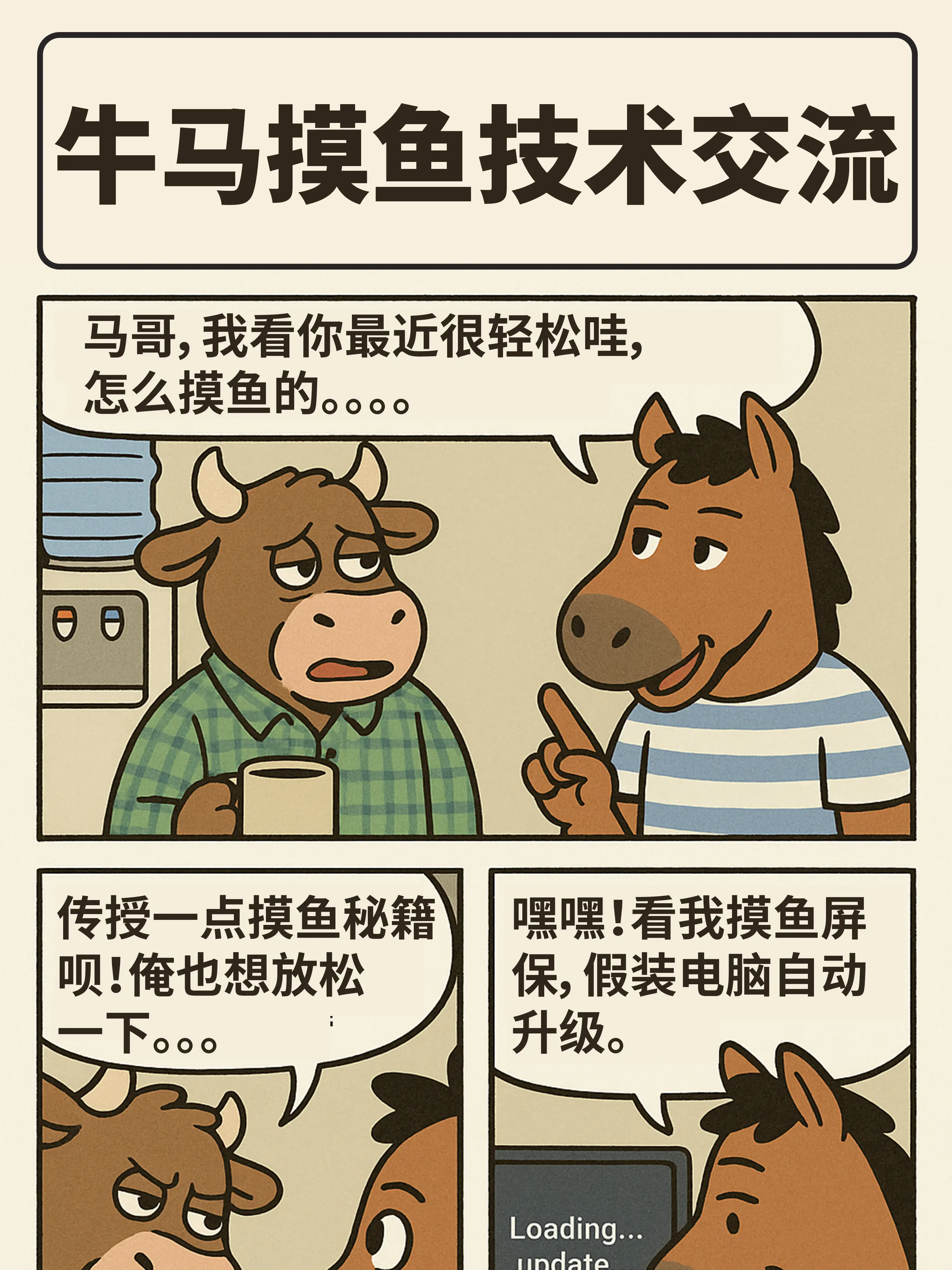 当摸鱼成为職場必备技能漫畫封面图片