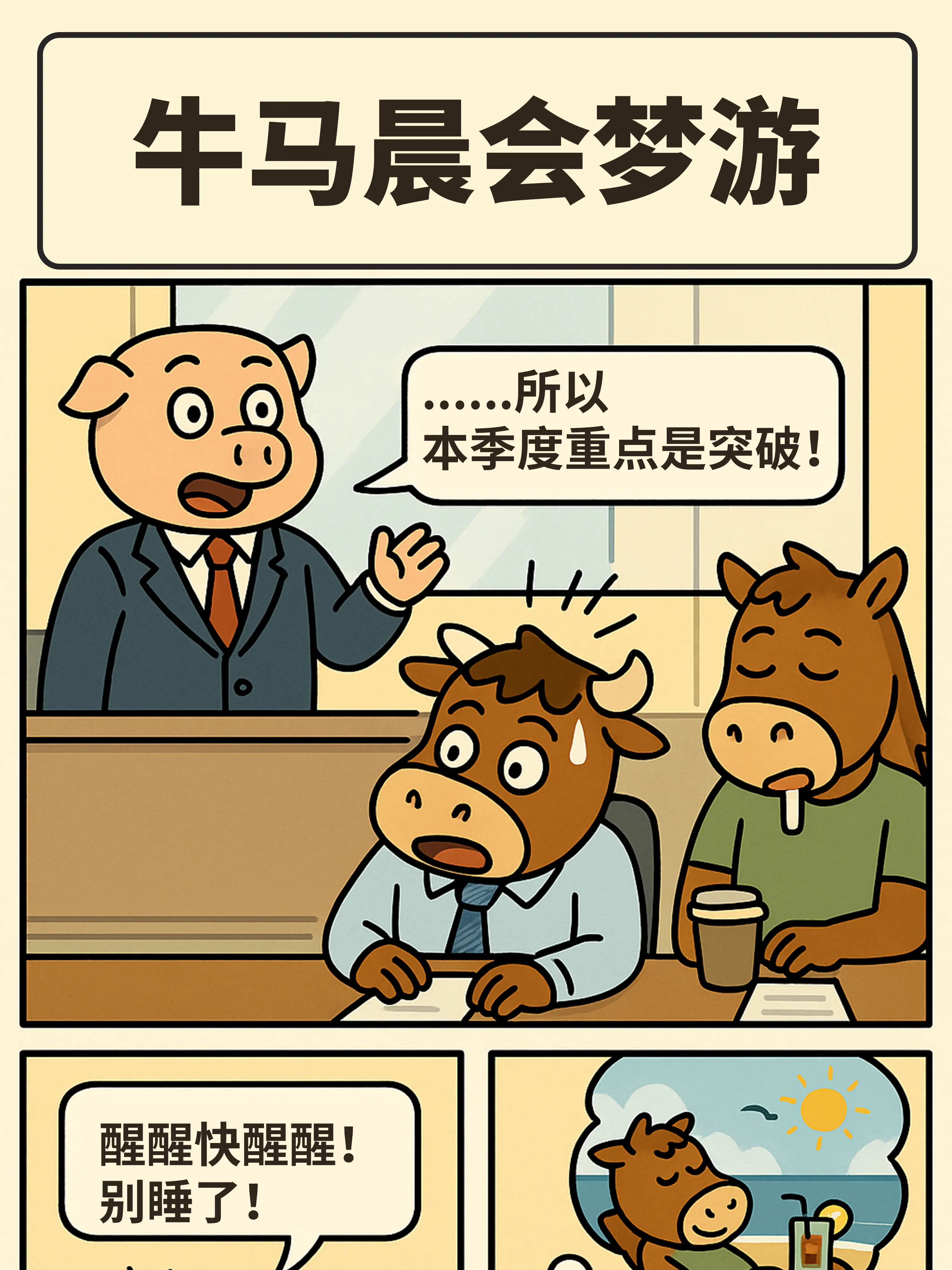 晨會時長與智商成反比漫畫封面图片