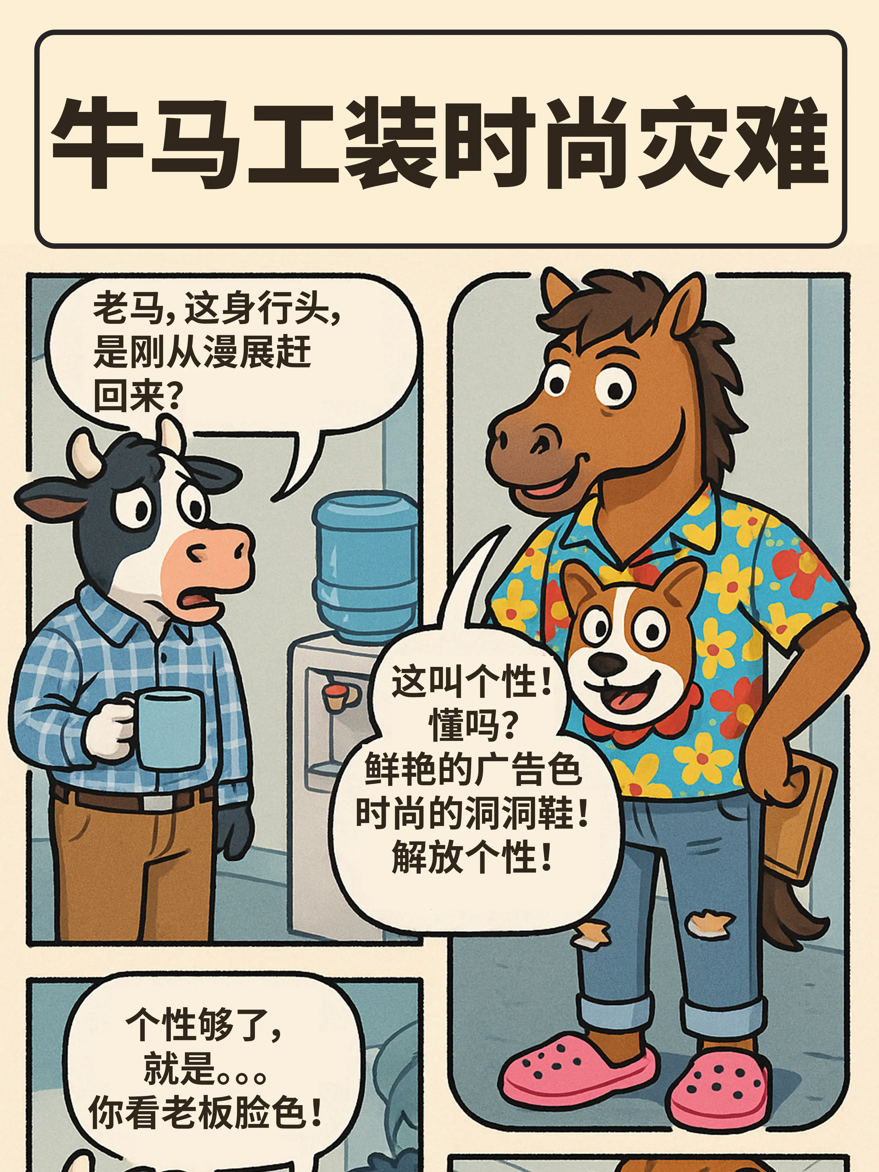 穿上工裝，顔值蒸發漫畫封面图片