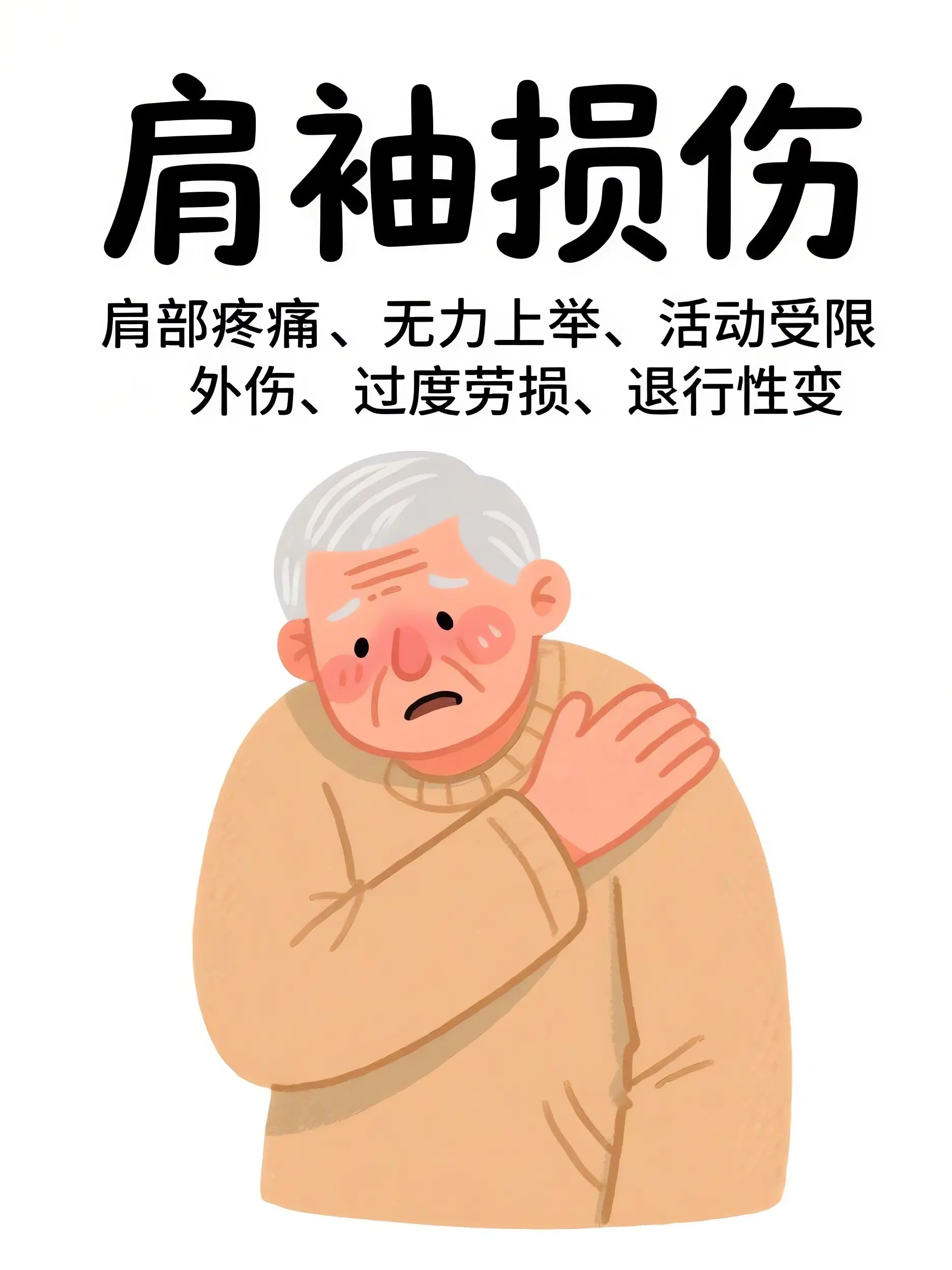 早期康複訓練，晚期可能開刀漫畫封面图片