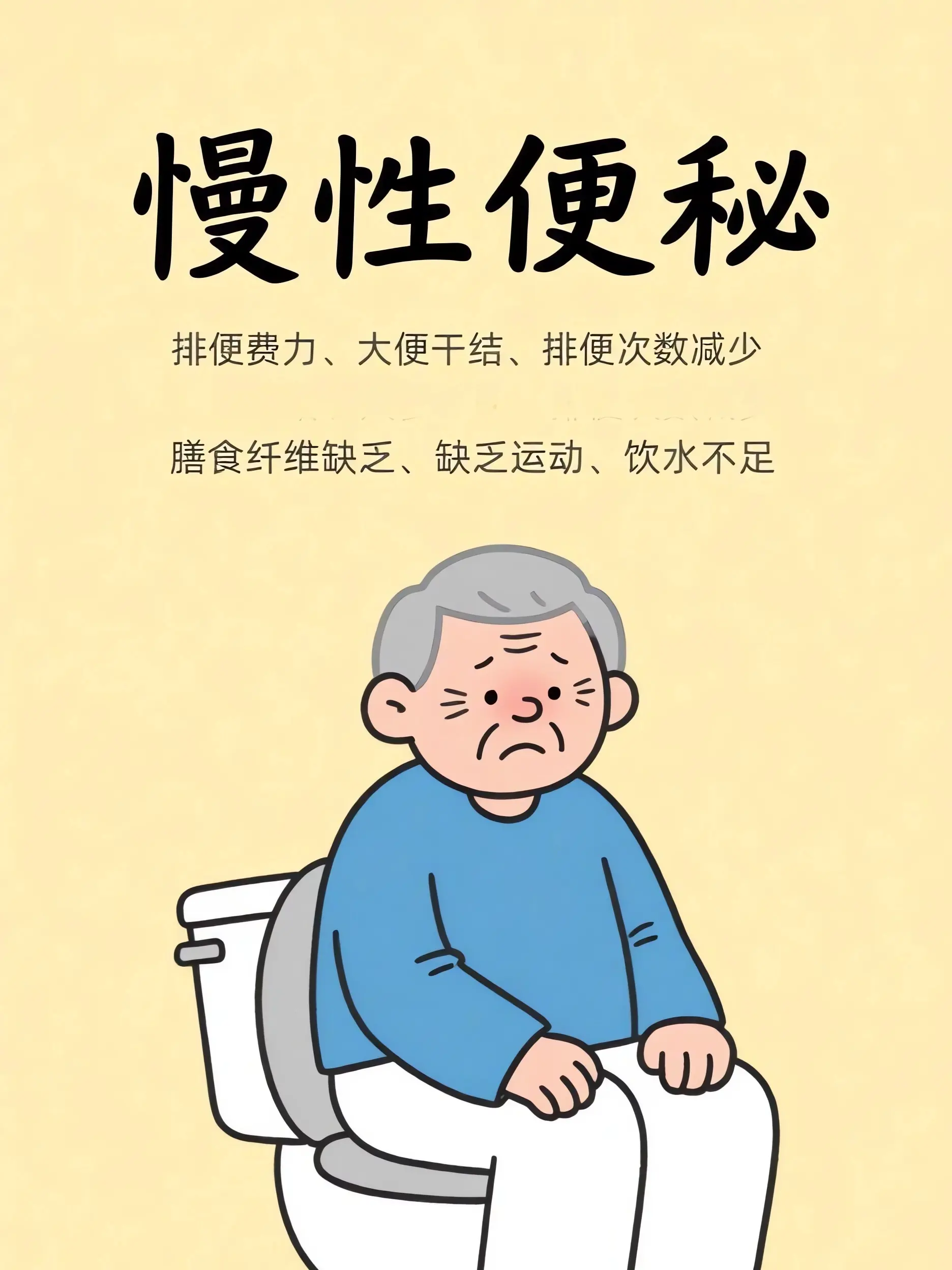 蹲到腿麻？警惕便秘陷阱漫畫封面图片