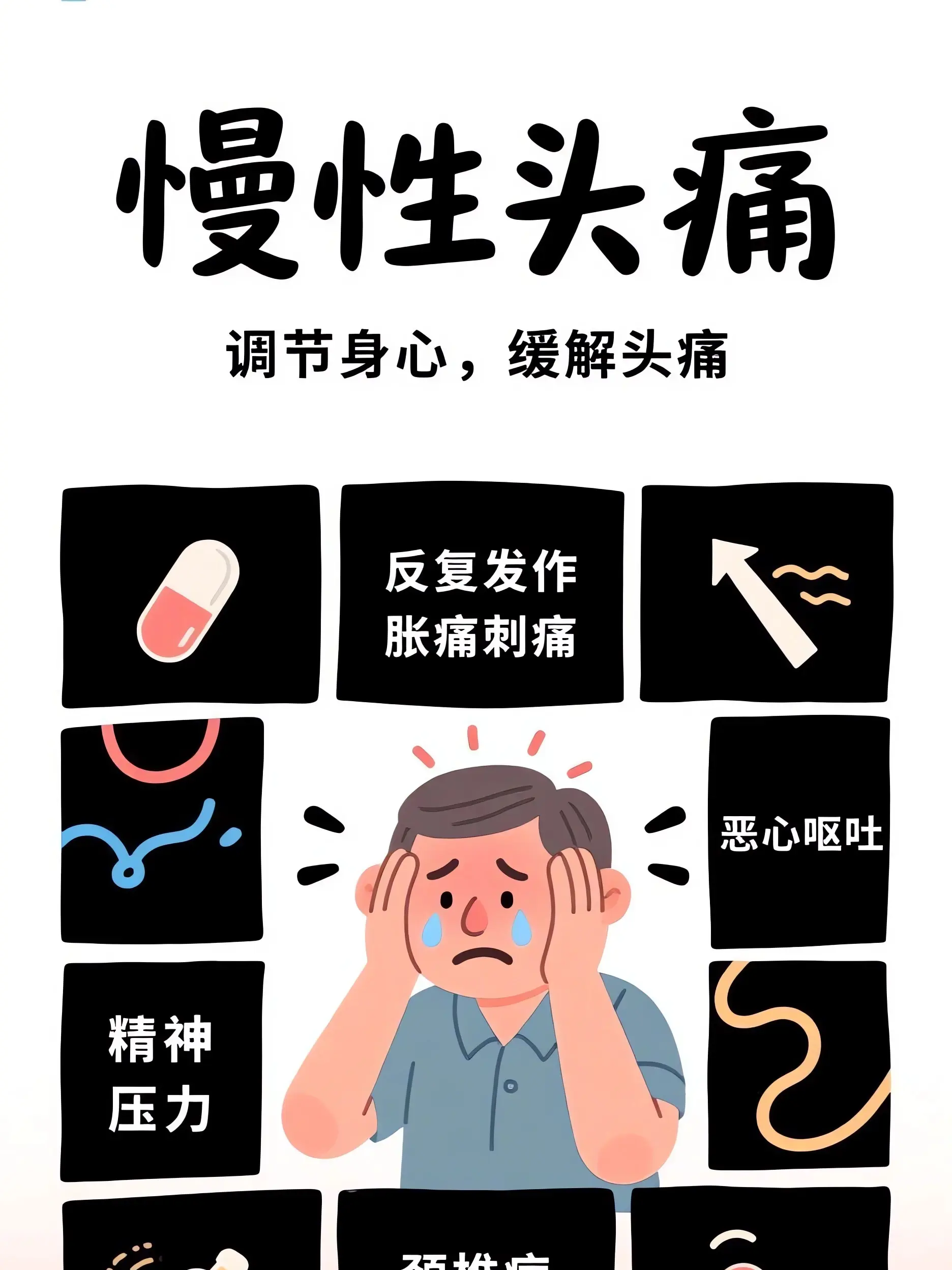 慢性頭痛：大腦的