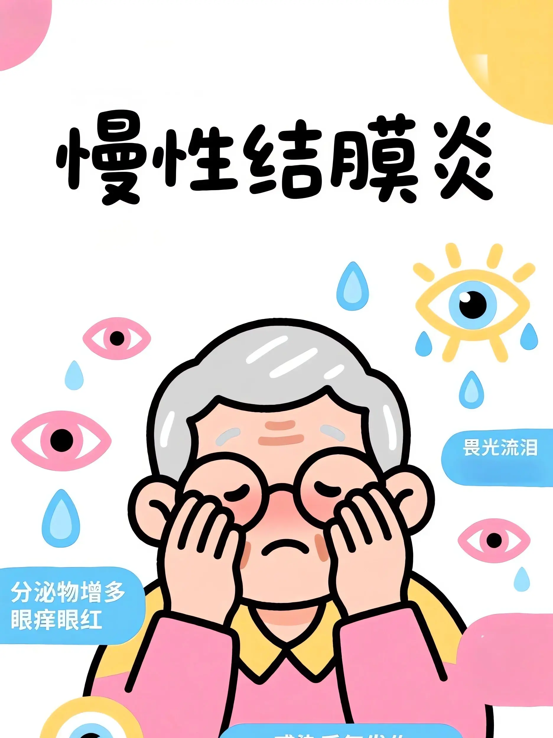 慢性結膜炎：眼表的