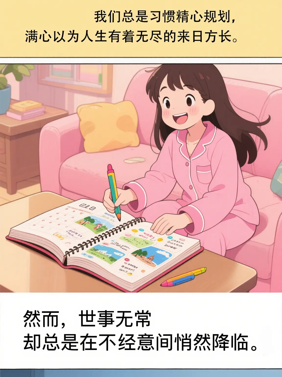 人生沒有那麽多來日方長，只有世事無常漫畫封面图片