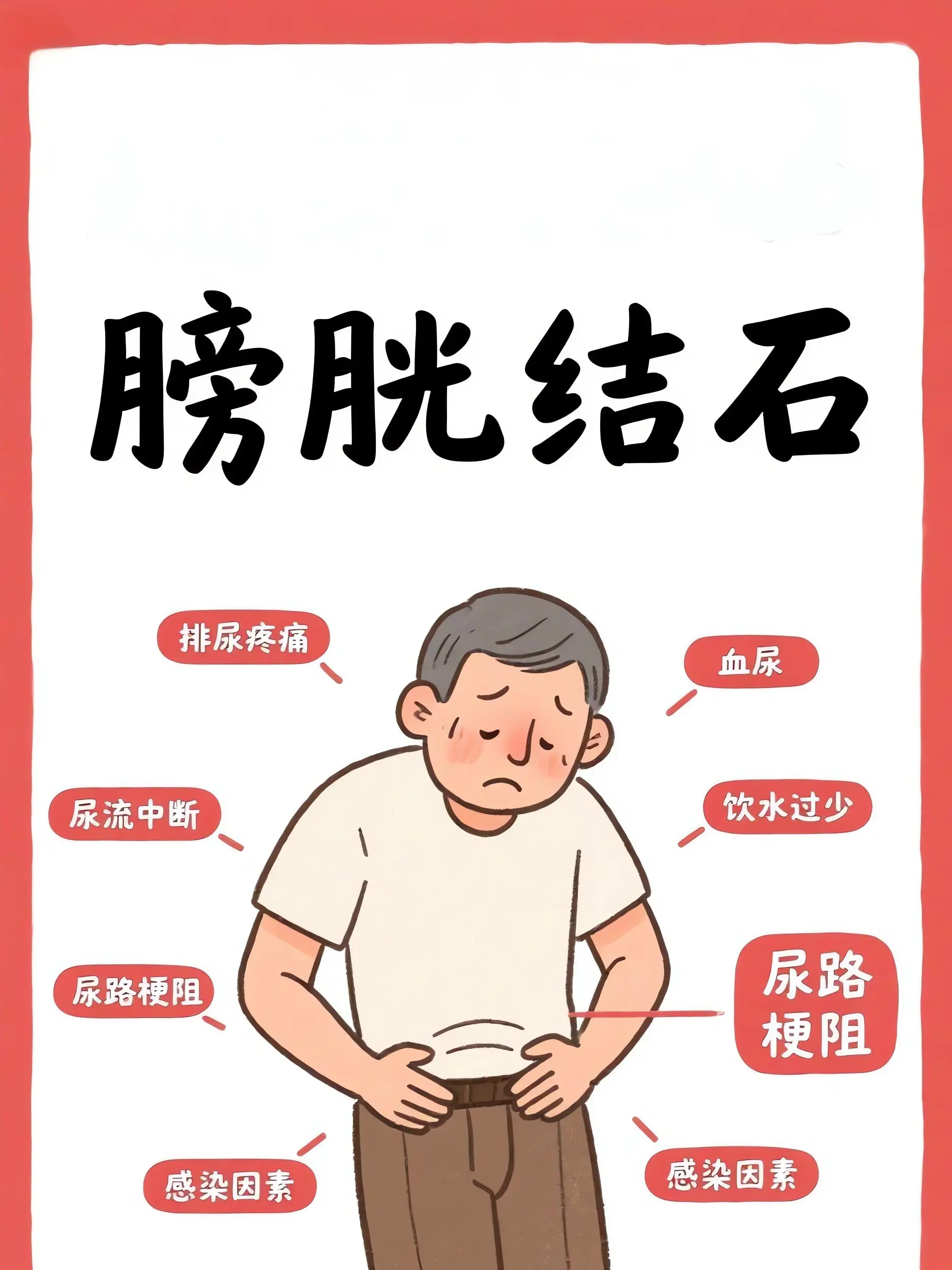 結石卡住？排尿變