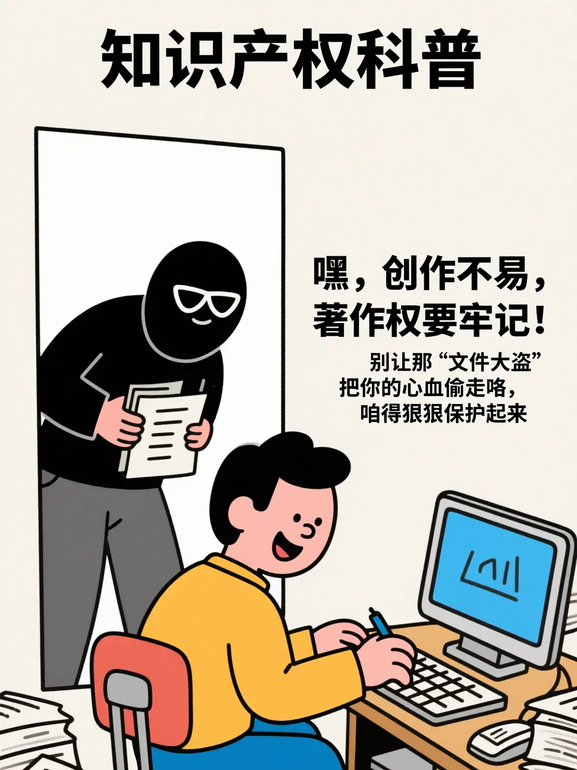 保護著作權漫畫封面图片