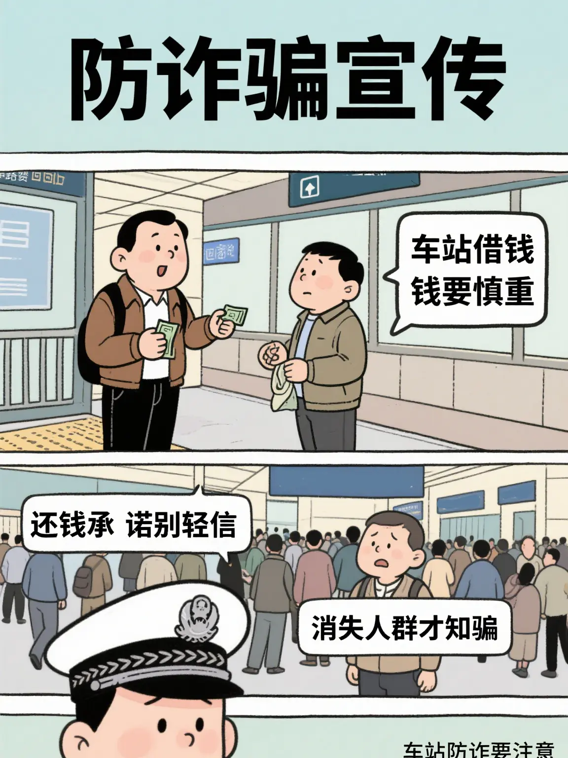 車站'可憐人'，可能比你有錢漫畫封面图片