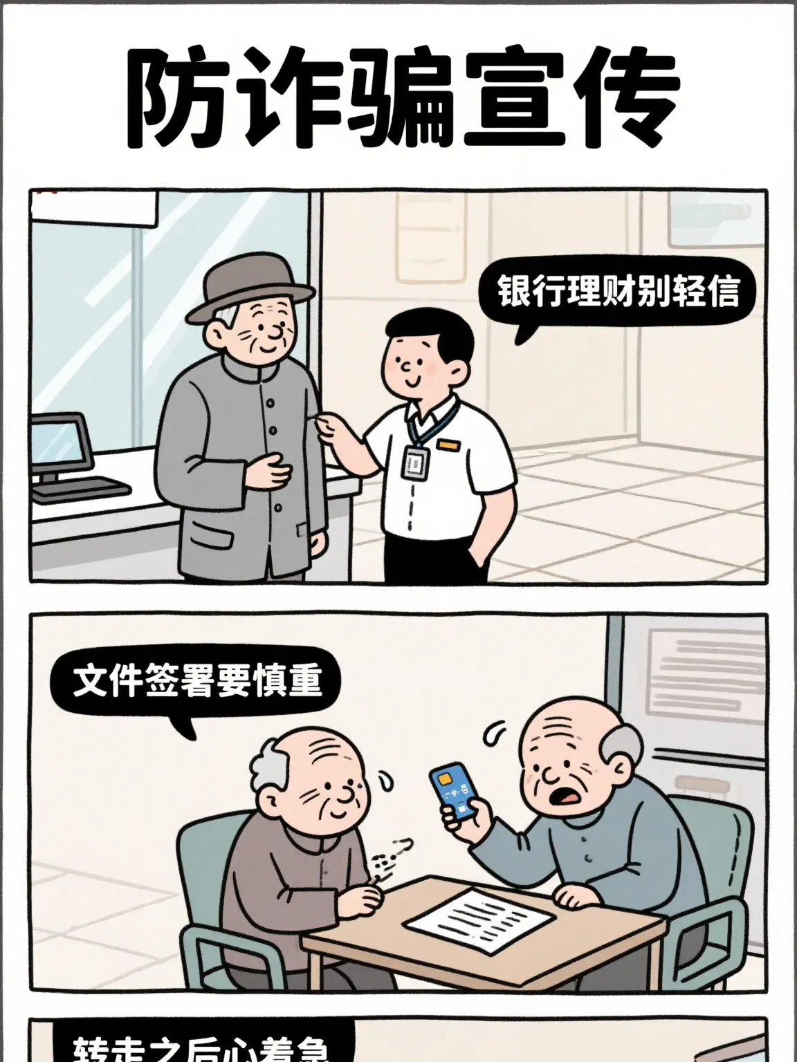 合同上的小字，才是騙子的真心話漫畫封面图片