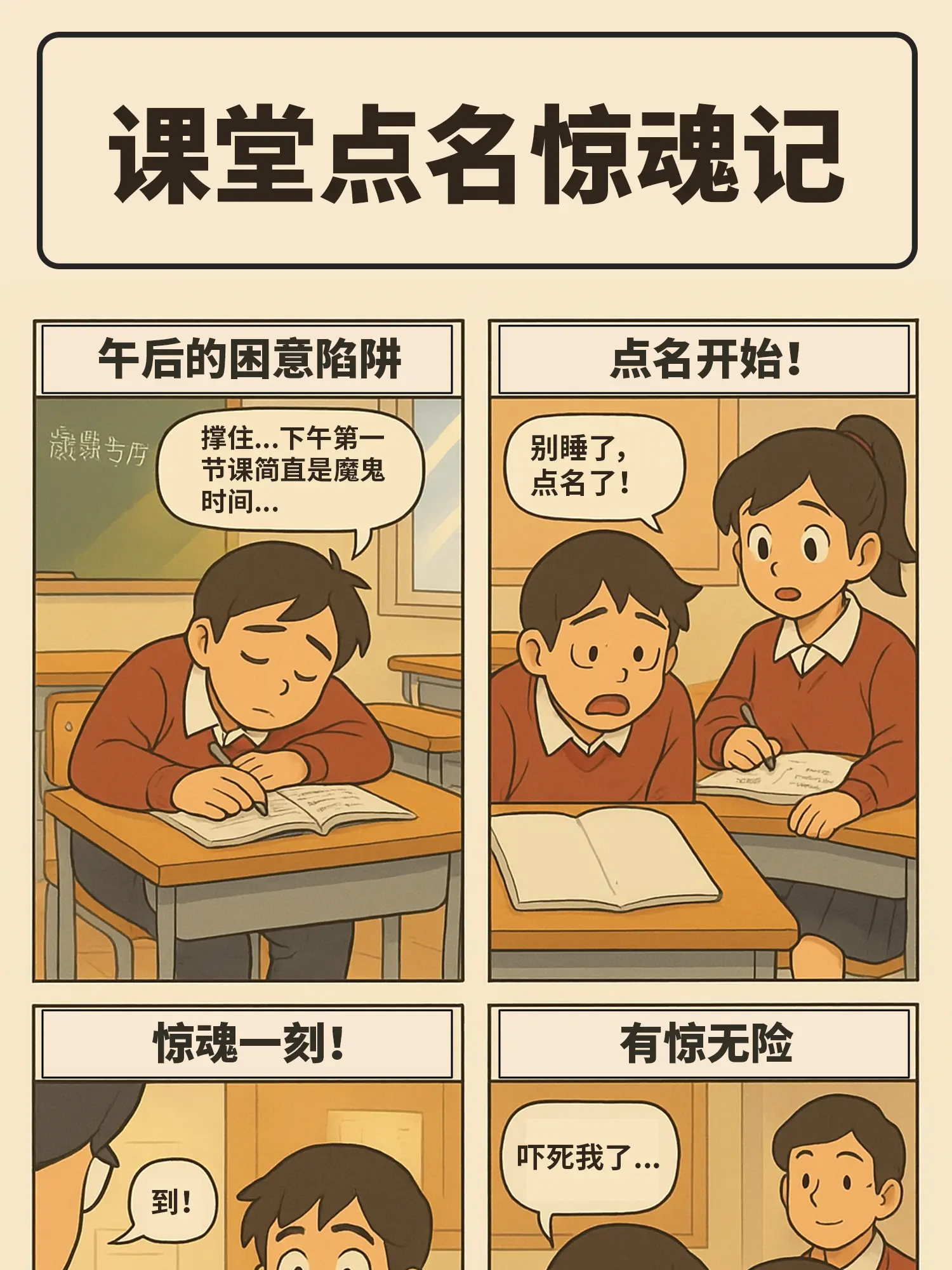課堂點名作戰漫畫封面图片