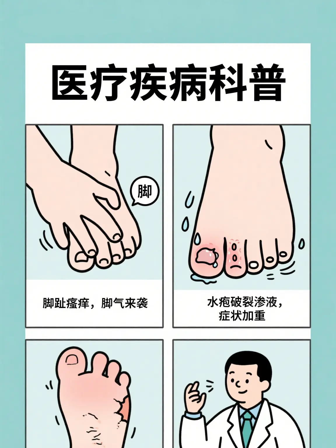 腳氣退！退！退！漫畫封面图片
