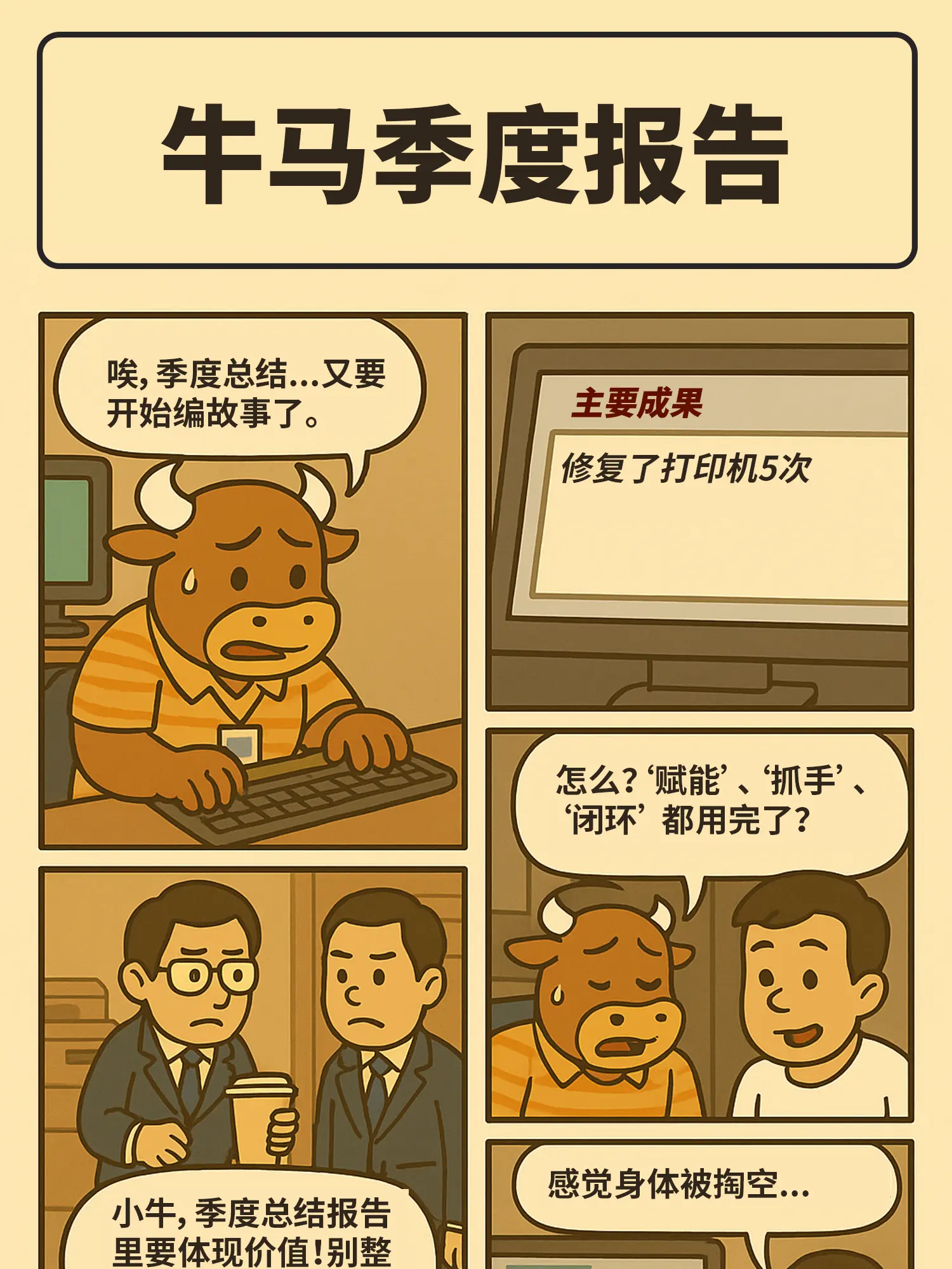 季度報告：一種新型糊弄學漫畫封面图片