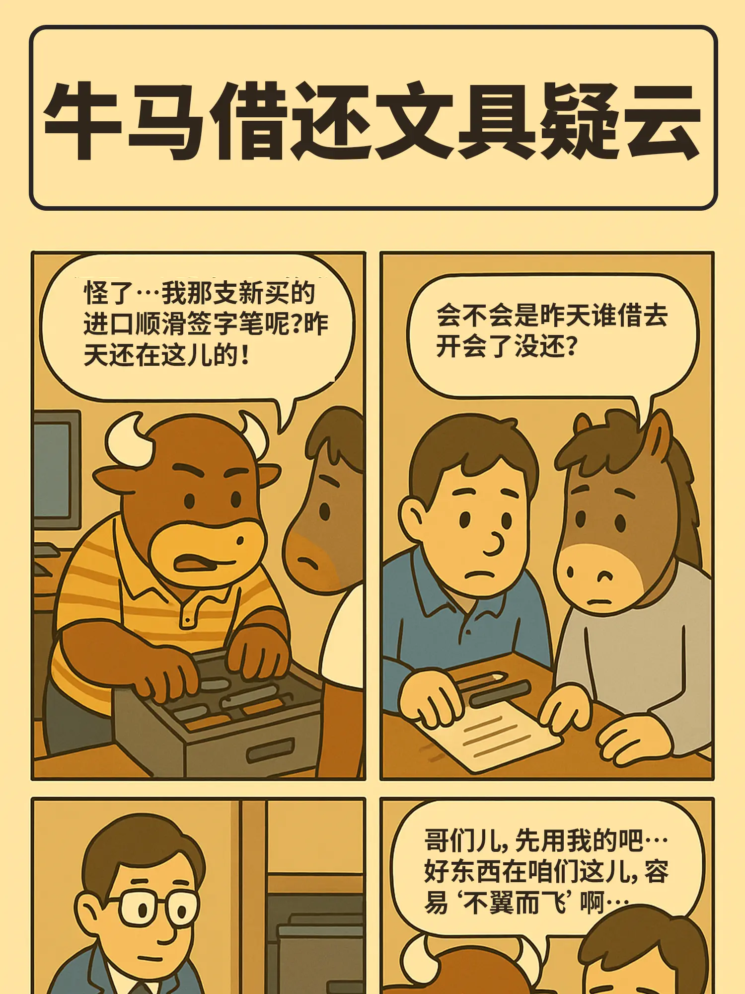 辦公室文具，永遠在流浪漫畫封面图片
