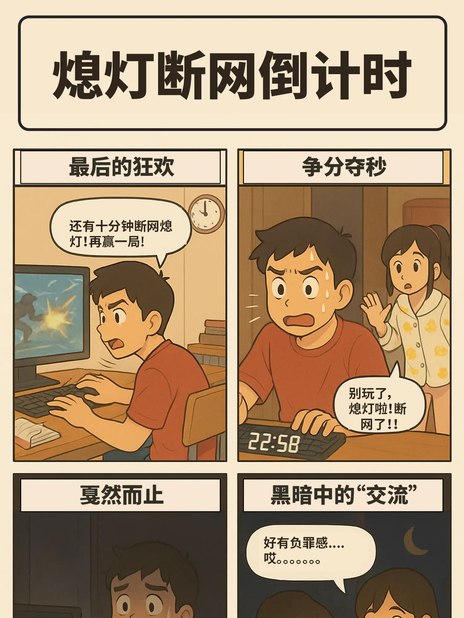 熄燈=斷網？不可能漫畫封面图片