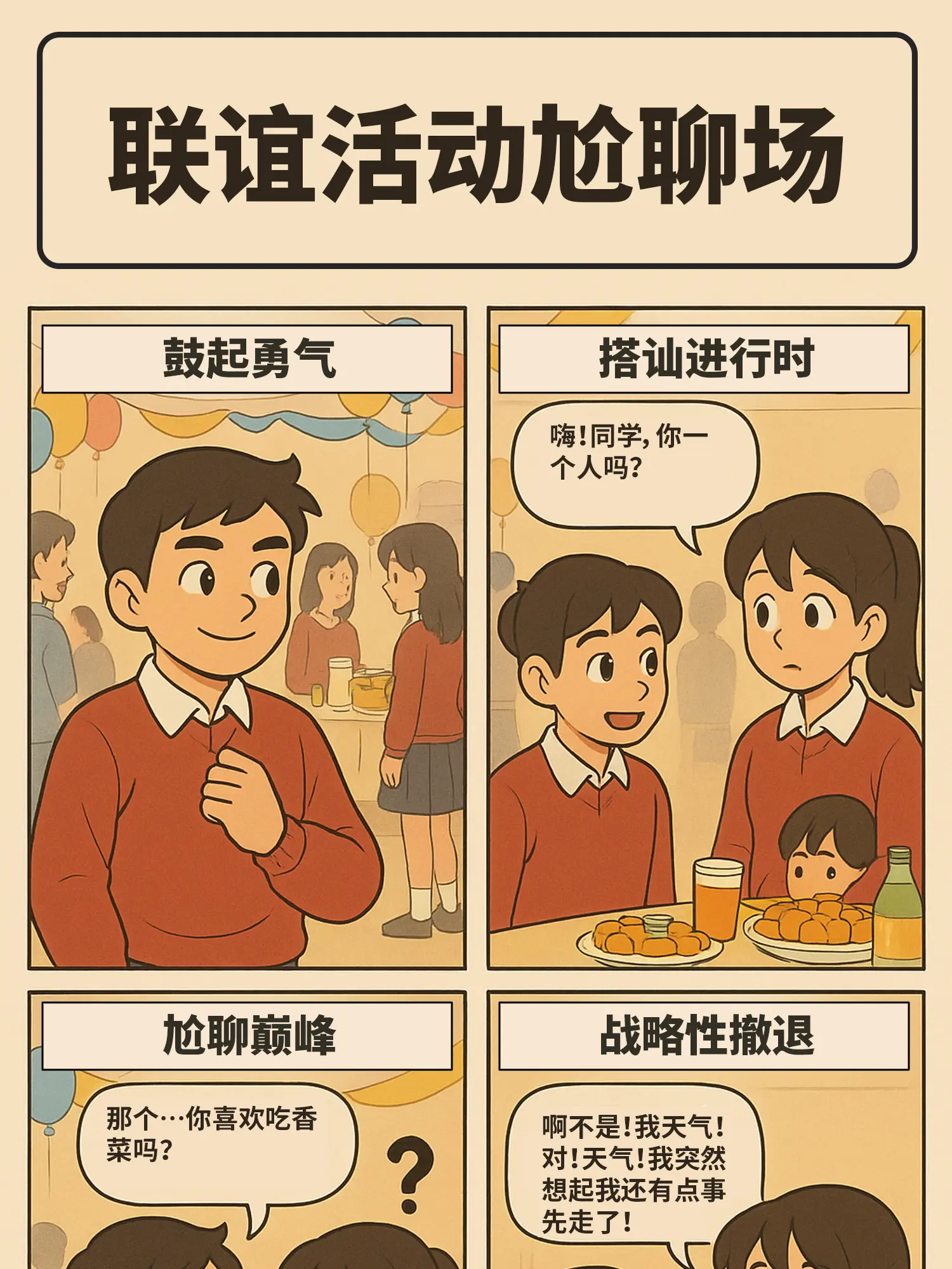 聯誼尬聊現場漫畫封面图片