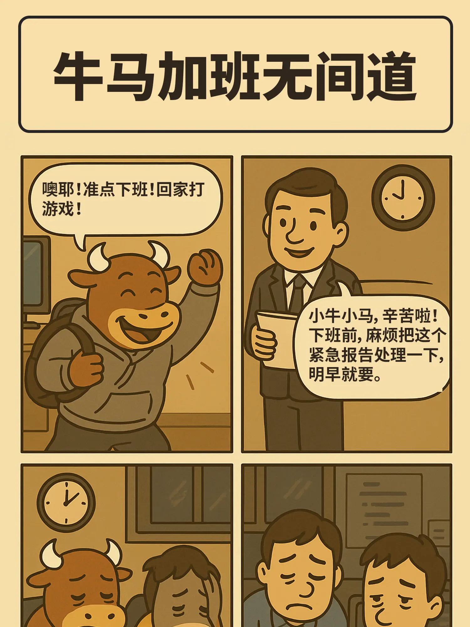 工位上的囚徒困境漫畫封面图片