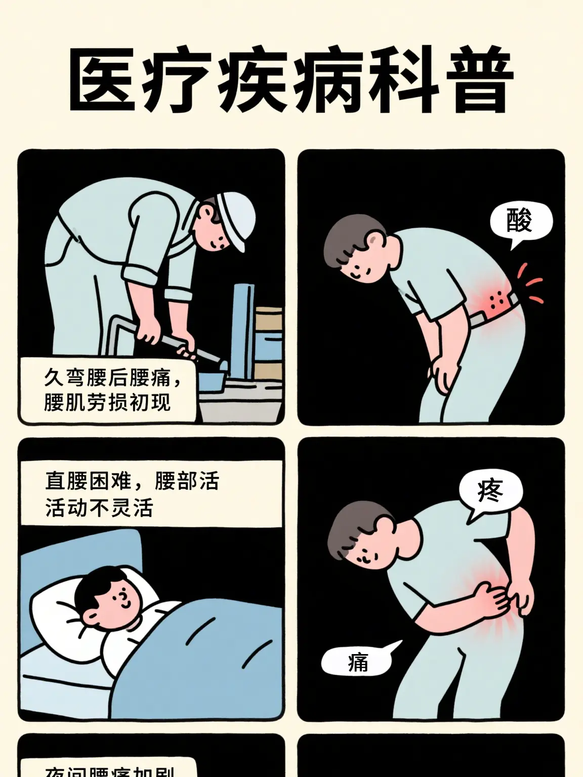 僵硬腰の自救密碼漫畫封面图片