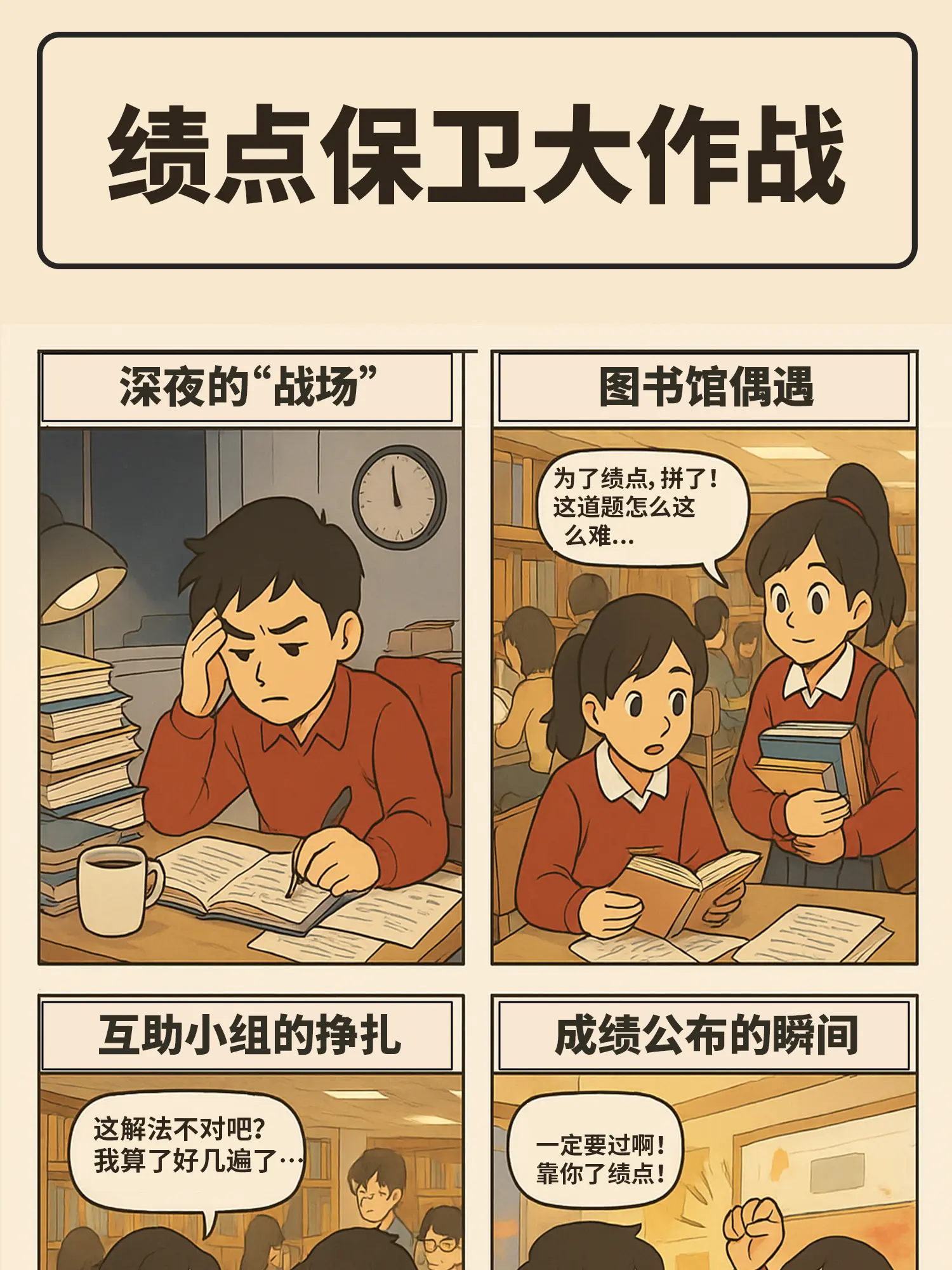 績點保衛戰漫畫封面图片