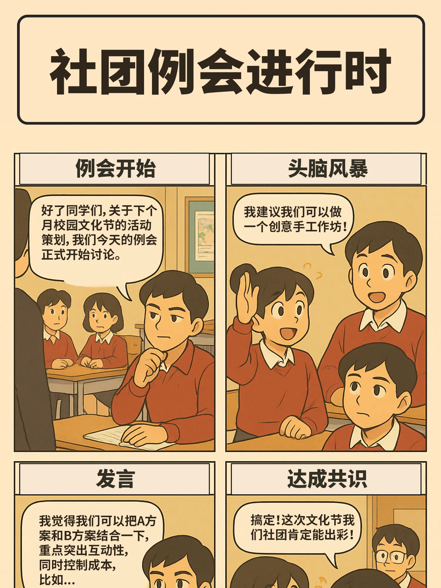 社團例會的節奏漫畫封面图片