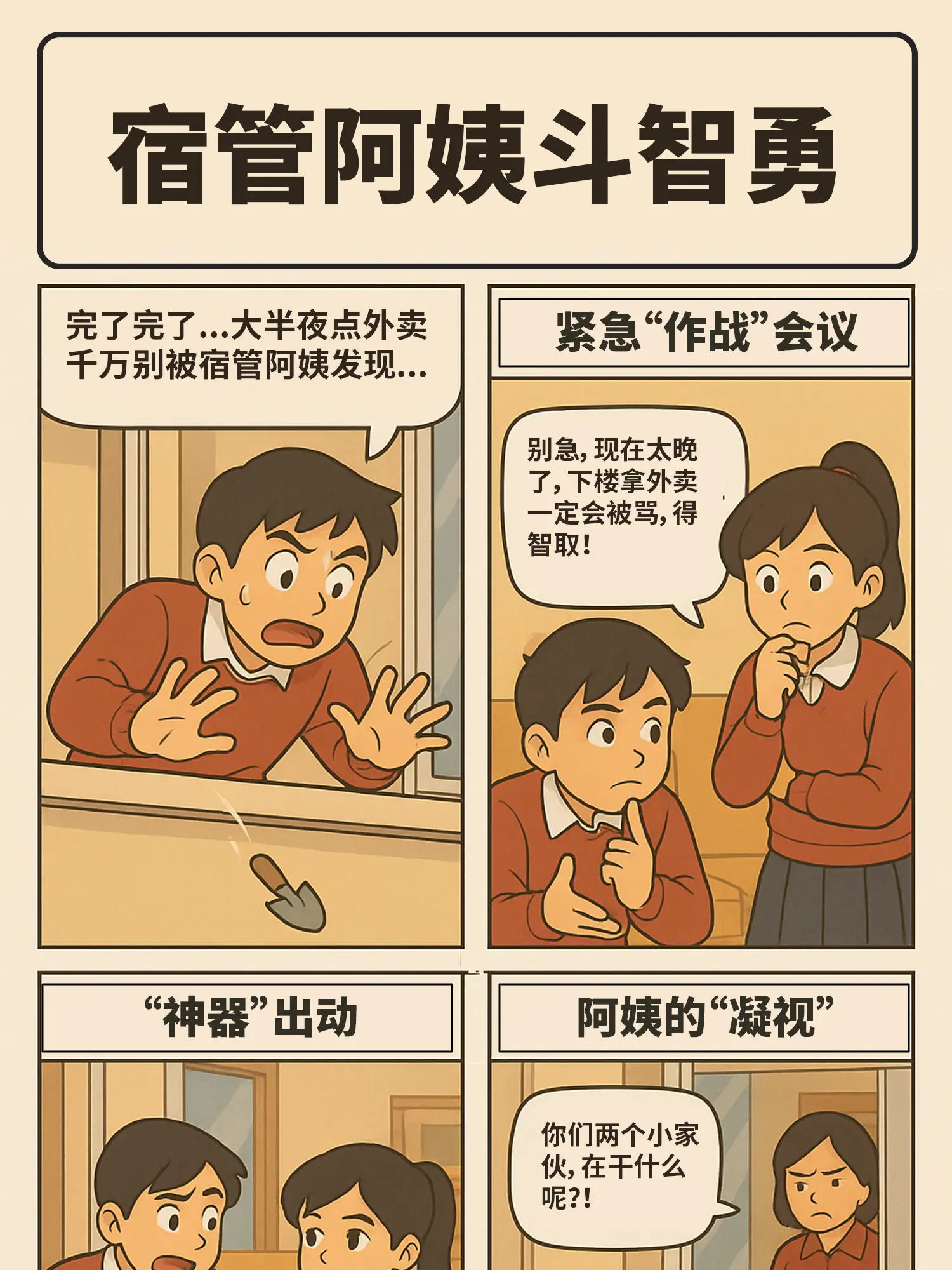 宿管阿姨大作戰漫畫封面图片