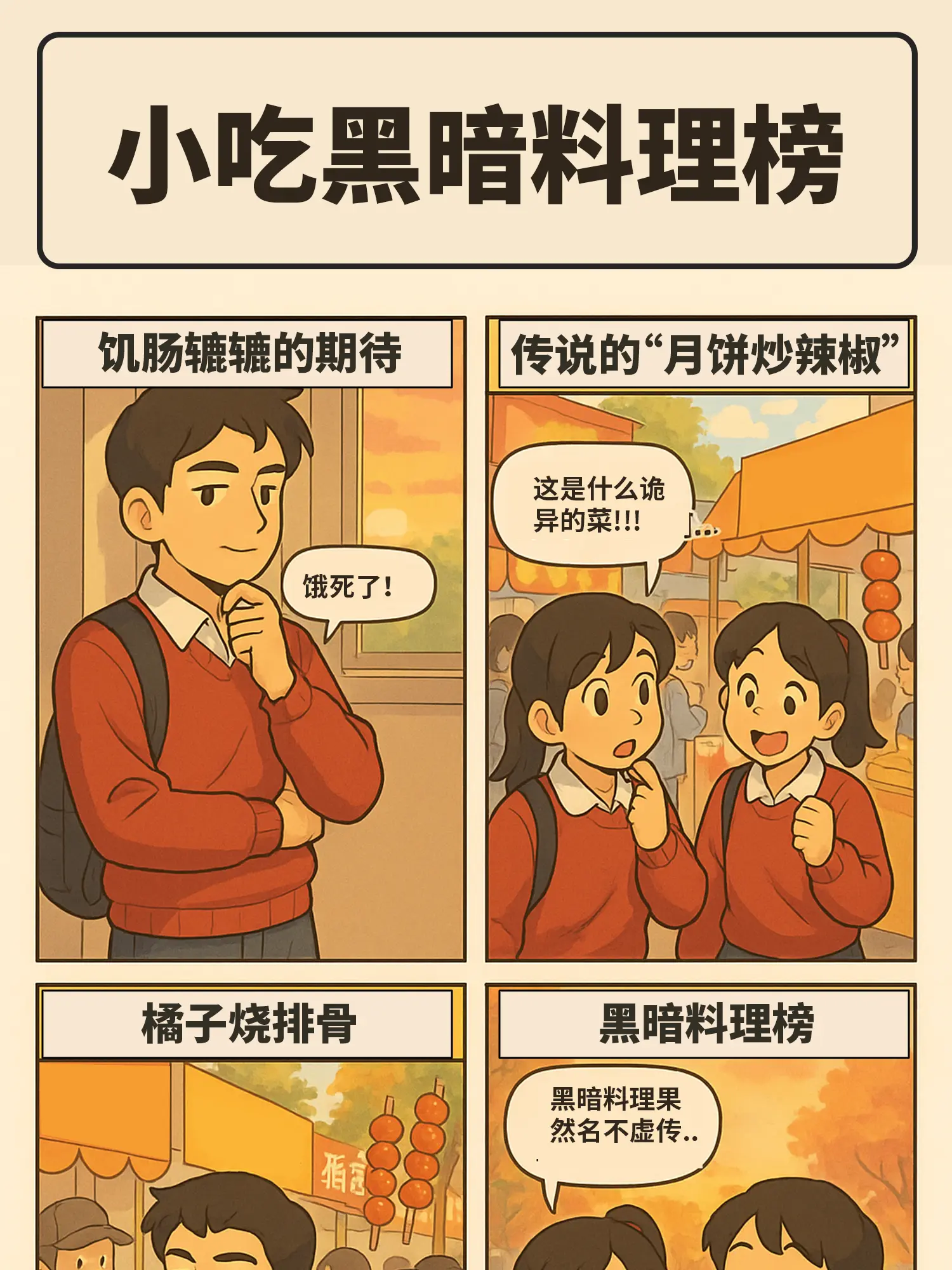 食堂黑暗料理榜漫畫封面图片