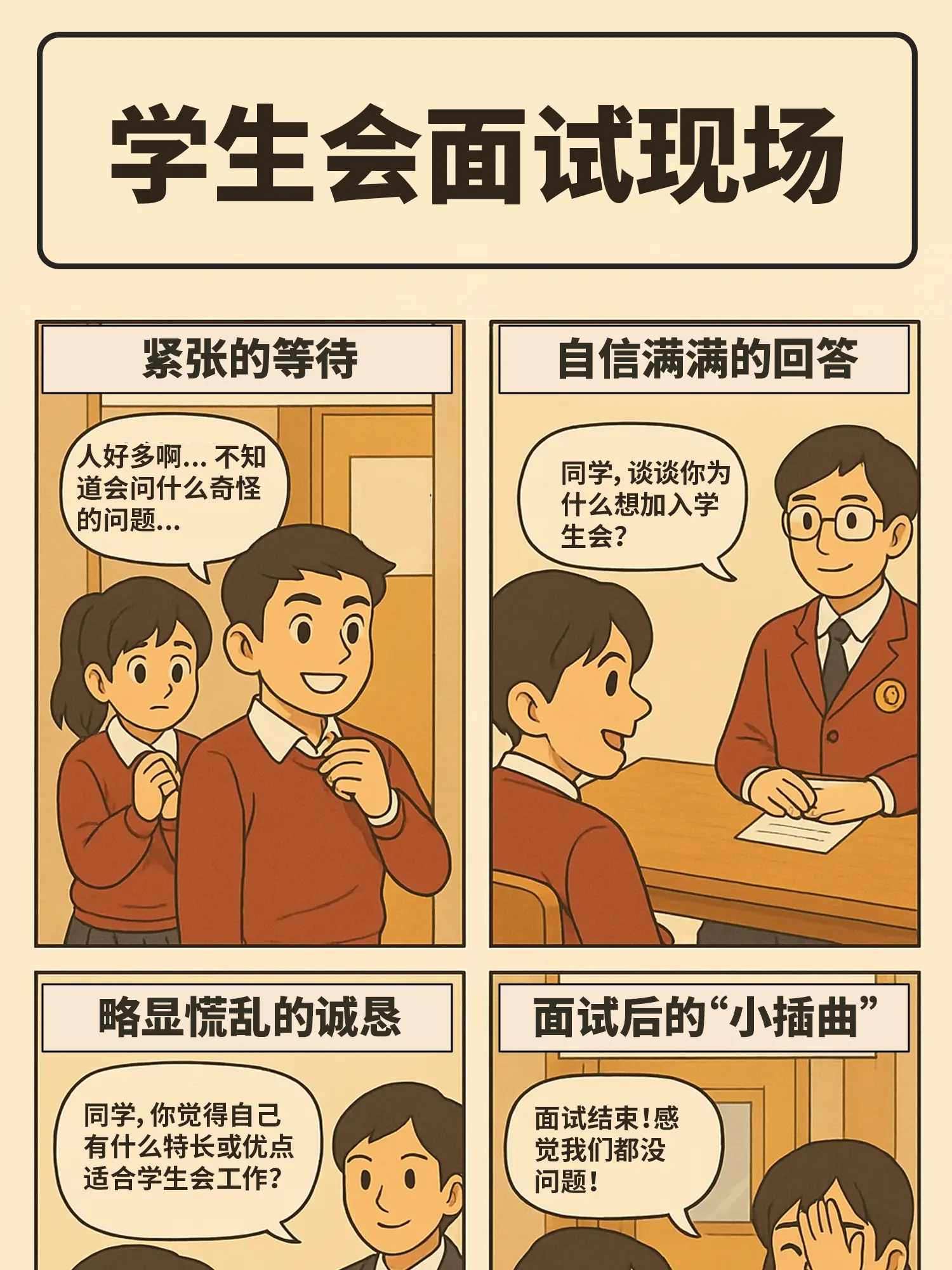 學生會面試漫畫封面图片