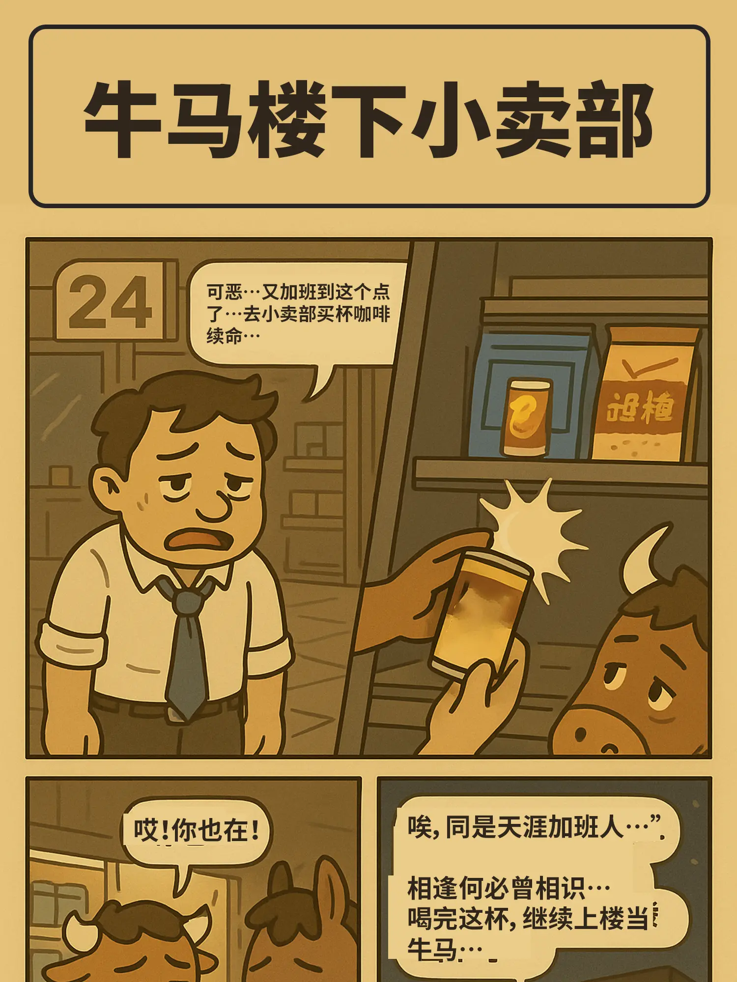小賣部：牛馬の戰時糧倉漫畫封面图片