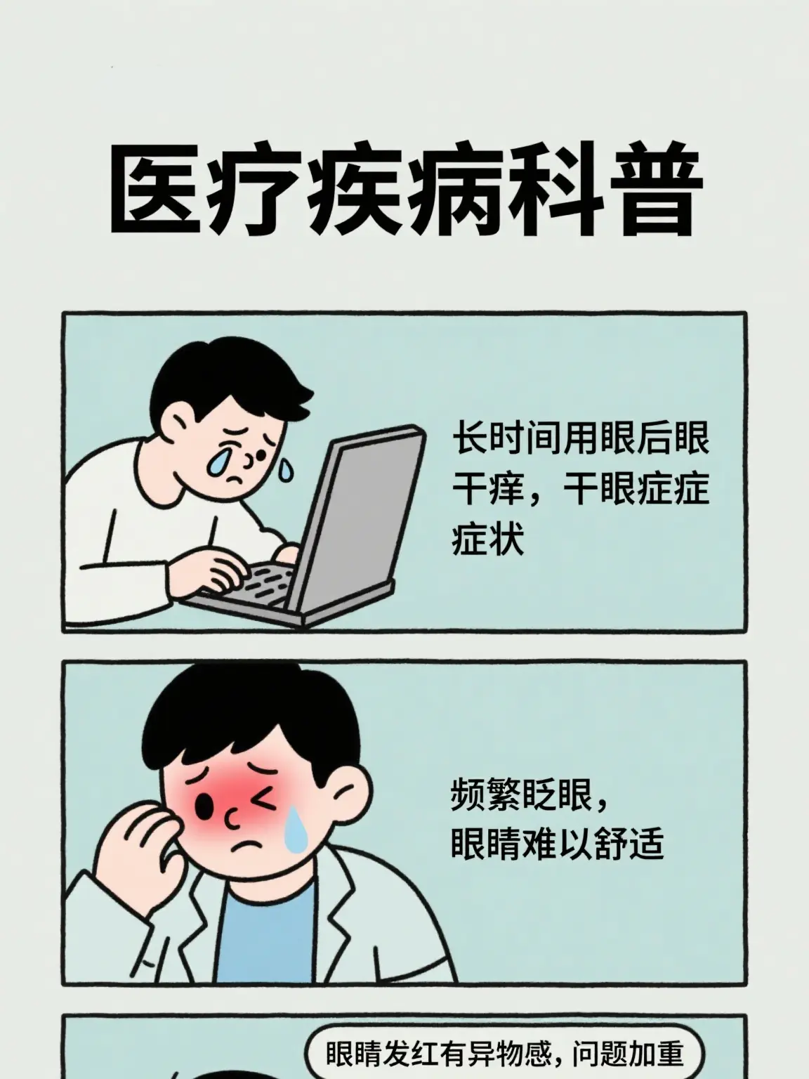 一圖看懂幹眼症漫畫封面图片
