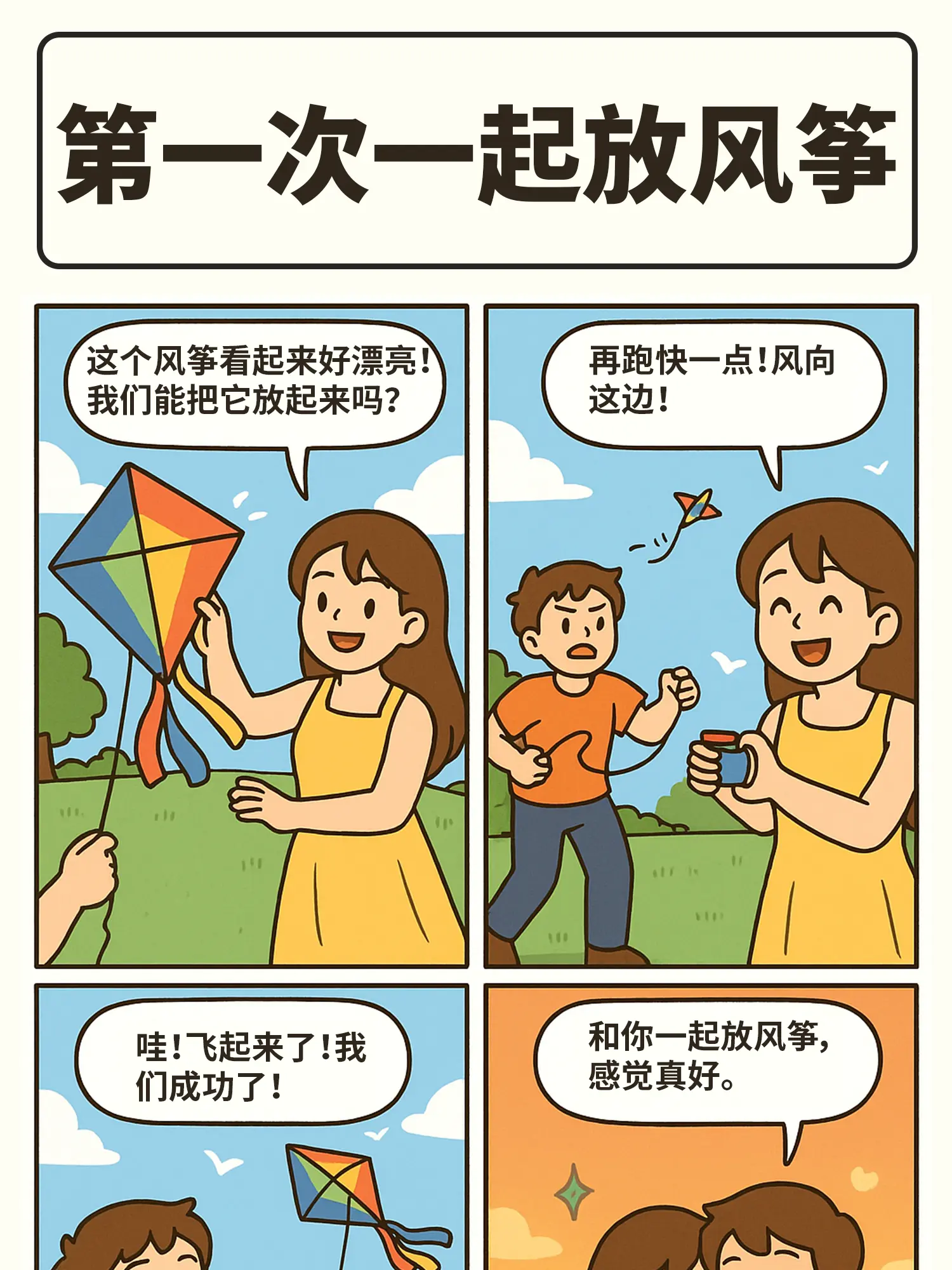 風筝下的告白漫畫封面图片