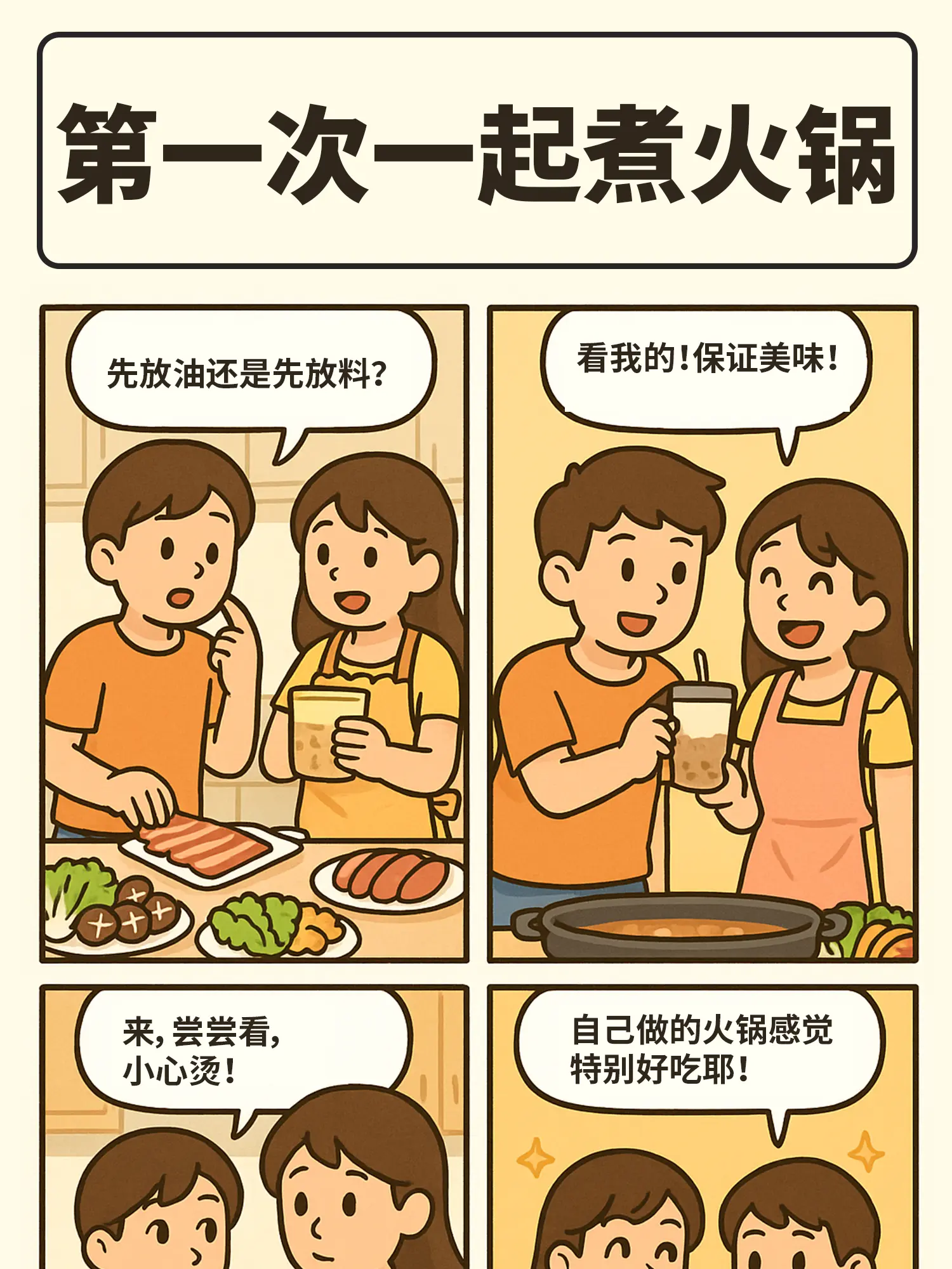 火锅和戀愛，都要趁热漫畫封面图片