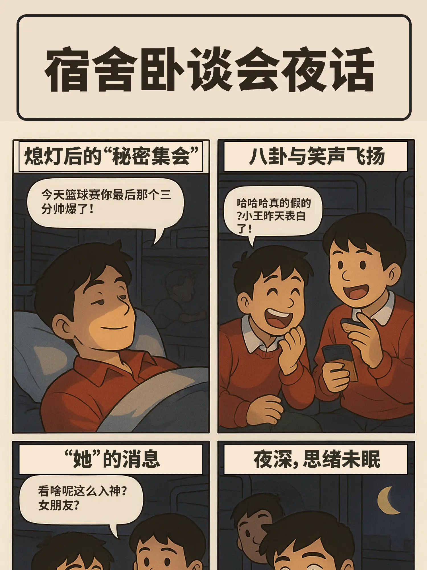 寢室夜晚座談會漫畫封面图片