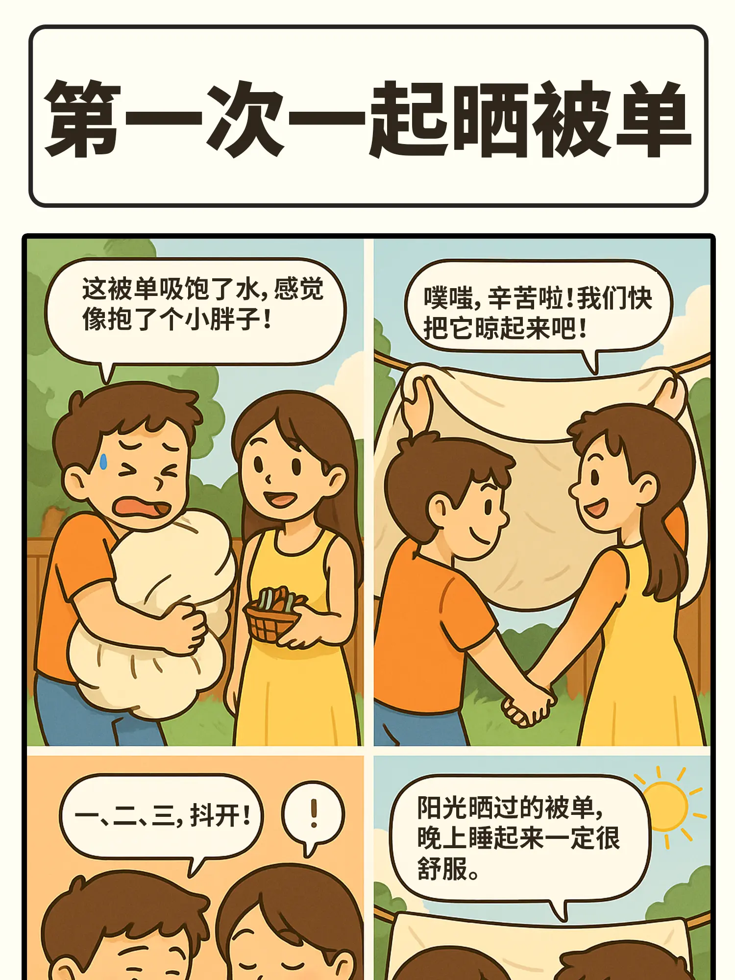 被單版背對背擁抱漫畫封面图片