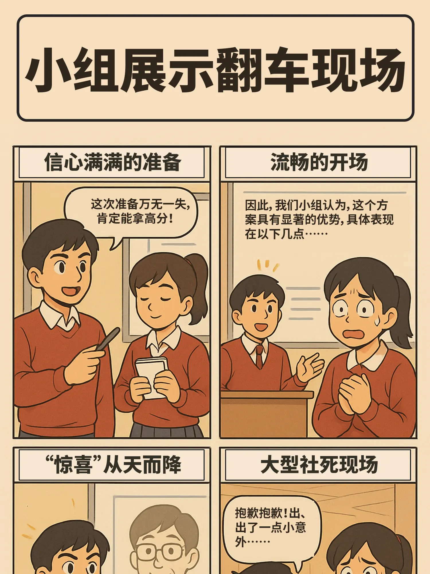 作業翻車現場漫畫封面图片