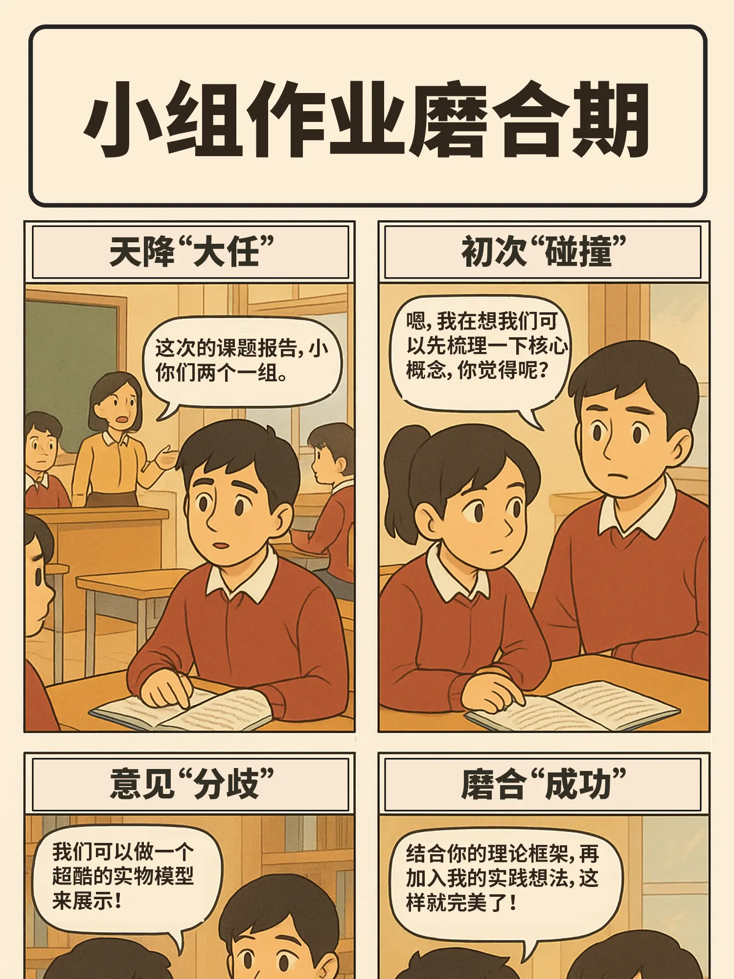 小組作業vlog漫畫封面图片