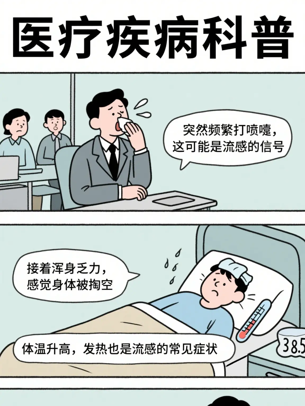 圖解流感防護指南漫畫封面图片