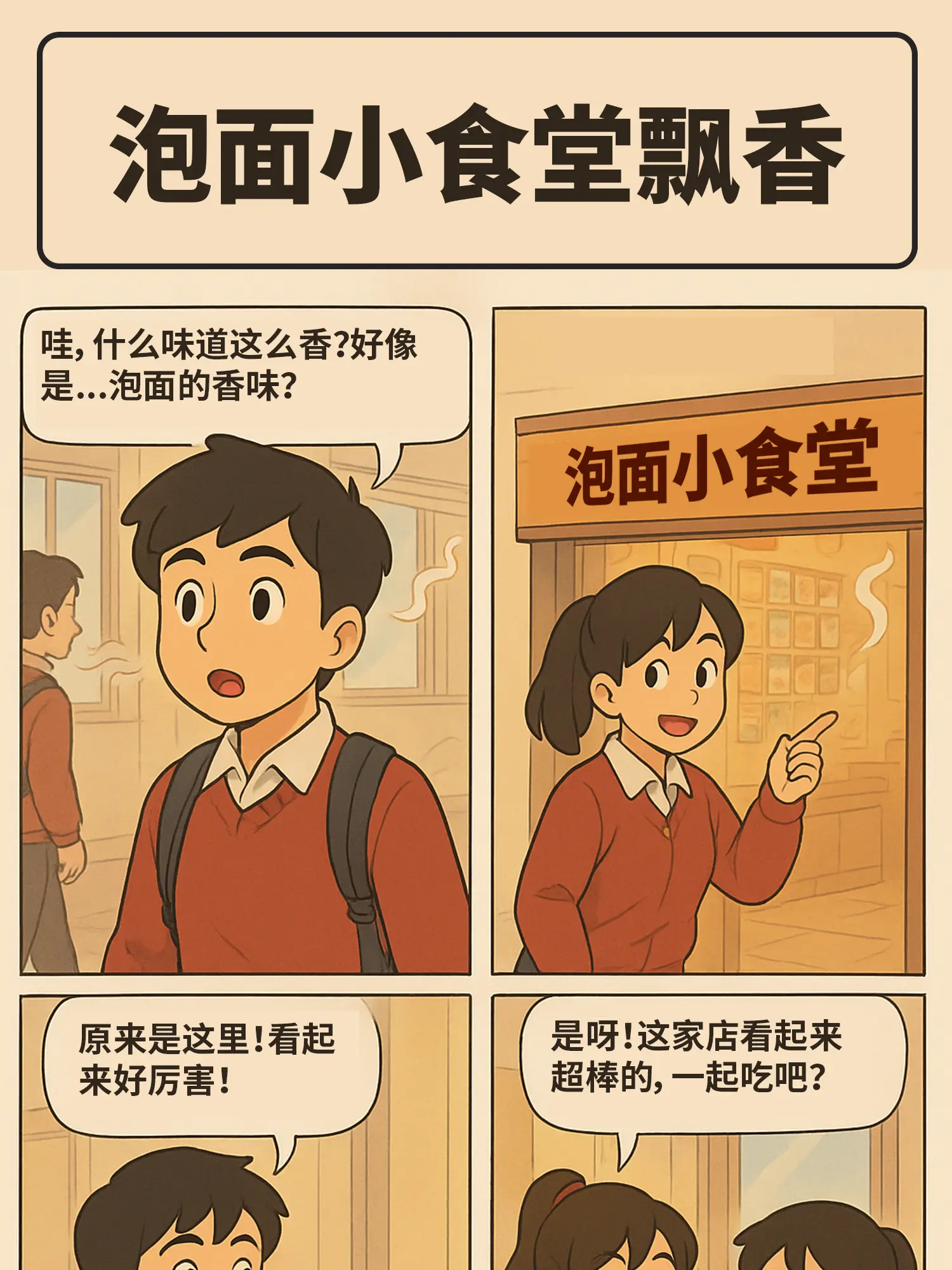 食堂泡面分享漫畫封面图片