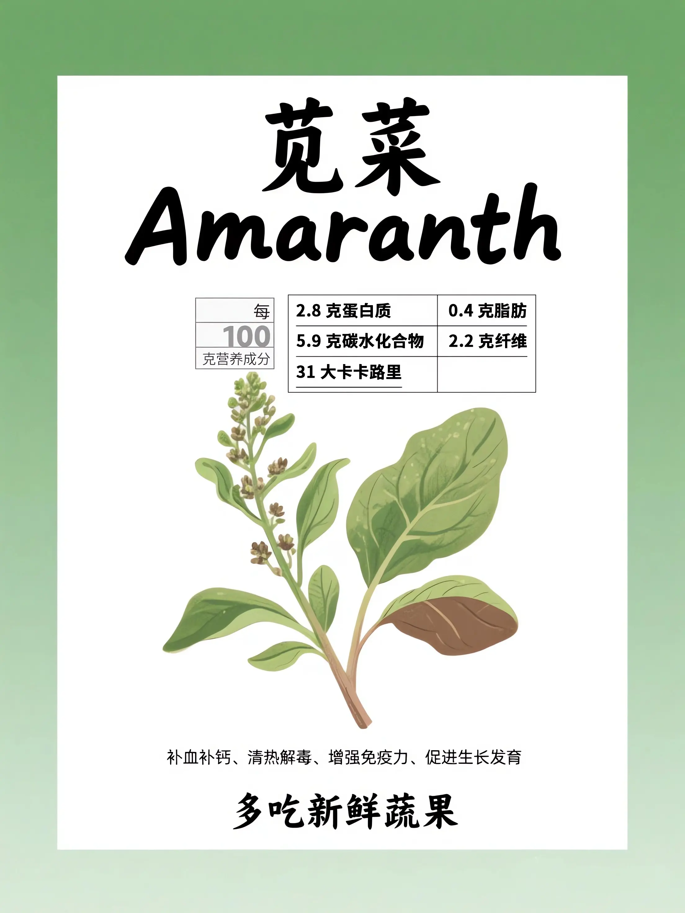 苋菜知識小課堂漫畫封面图片