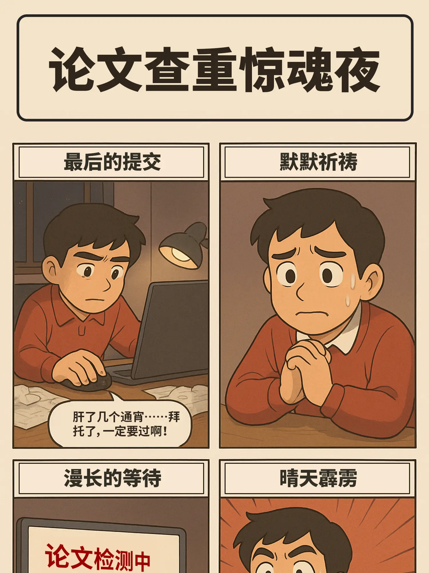 論文查重記漫畫封面图片