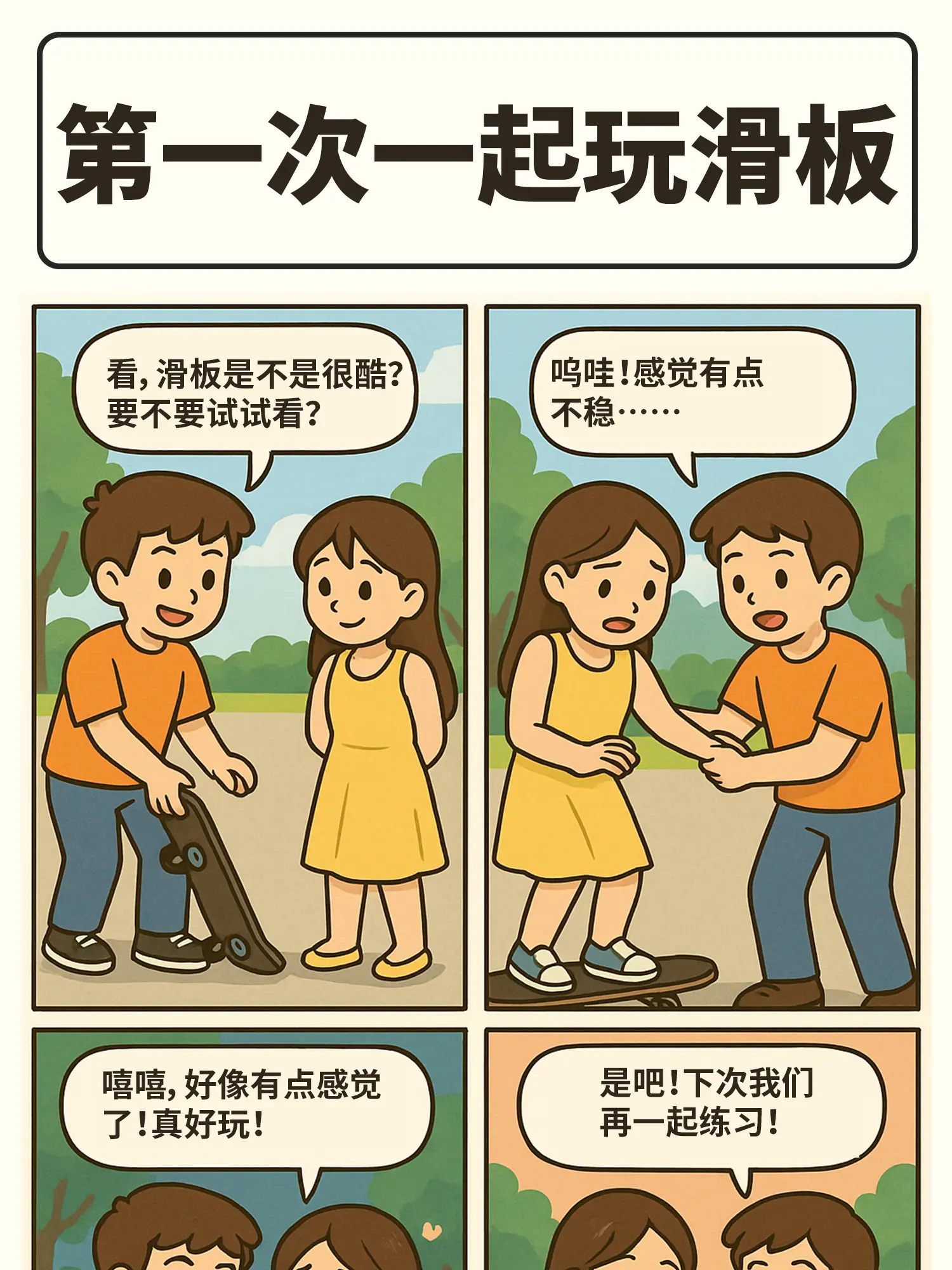 雙人滑板大作戰漫畫封面图片