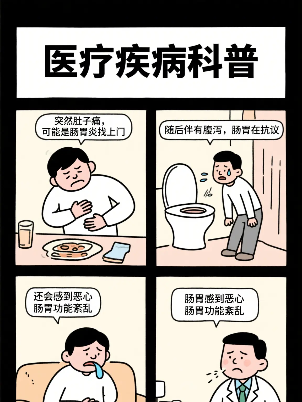 “腸”治久安：你的便便在偷偷報警！漫畫封面图片