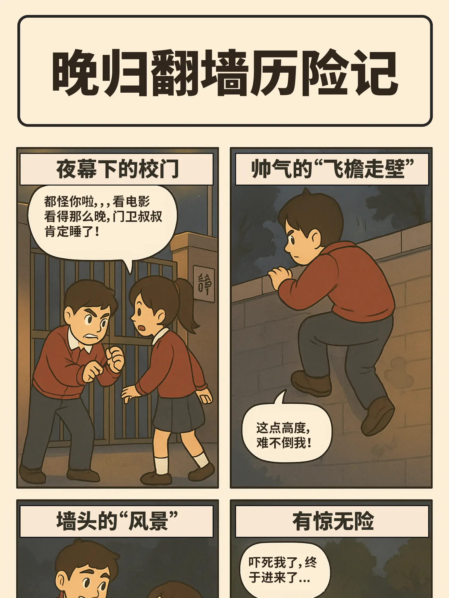 翻牆曆險記漫畫封面图片