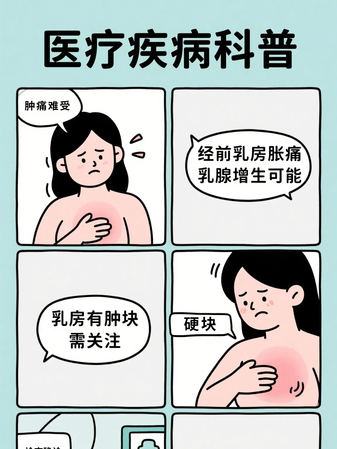 乳腺在“抗議”：你的情緒被結節偷偷記賬了！漫畫封面图片